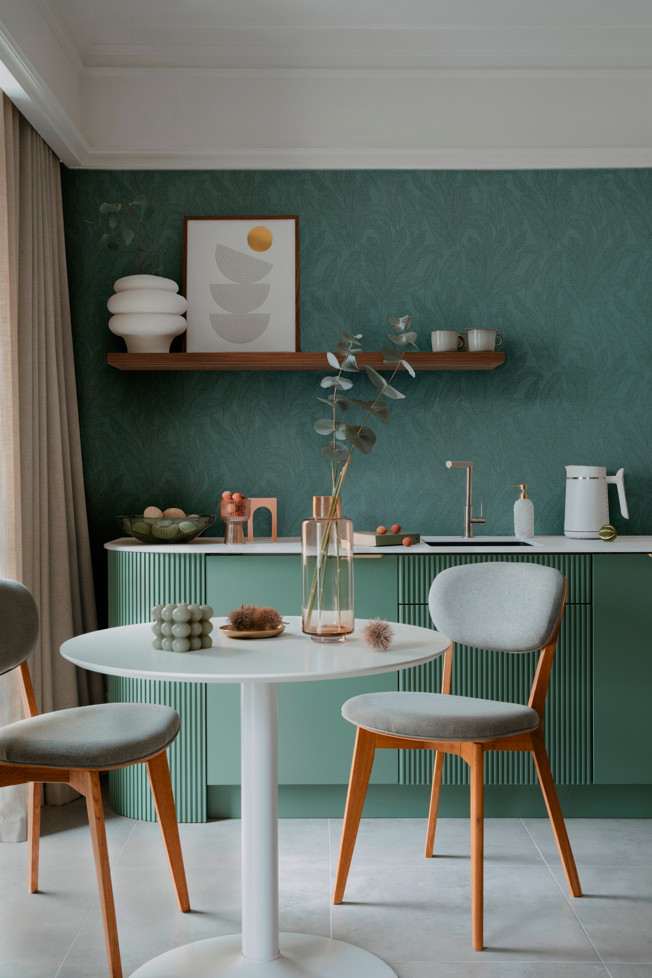 CosmoLiving by Cosmopolitan Vliestapete »Golden Fern – Edle Vliestapete« matt strukturiert Feine Blattstruktur mit edlem Glanz