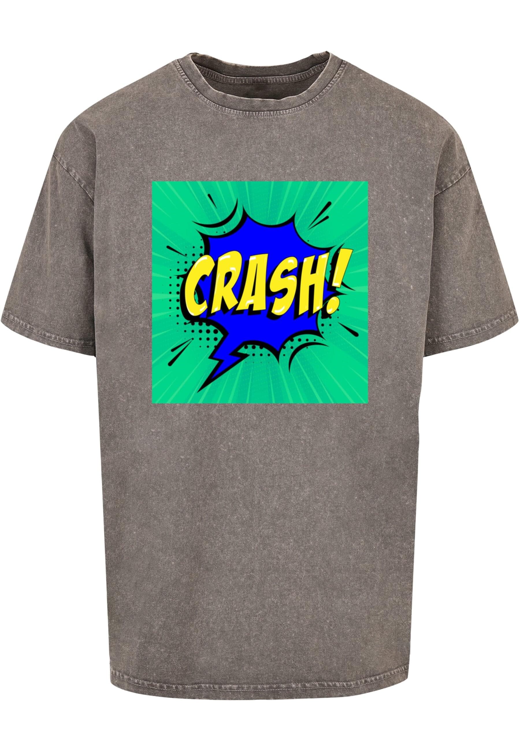 Merchcode T-Shirt "Merchcode Herren CRASH Comic Acid Washed Oversized Tee" günstig online kaufen