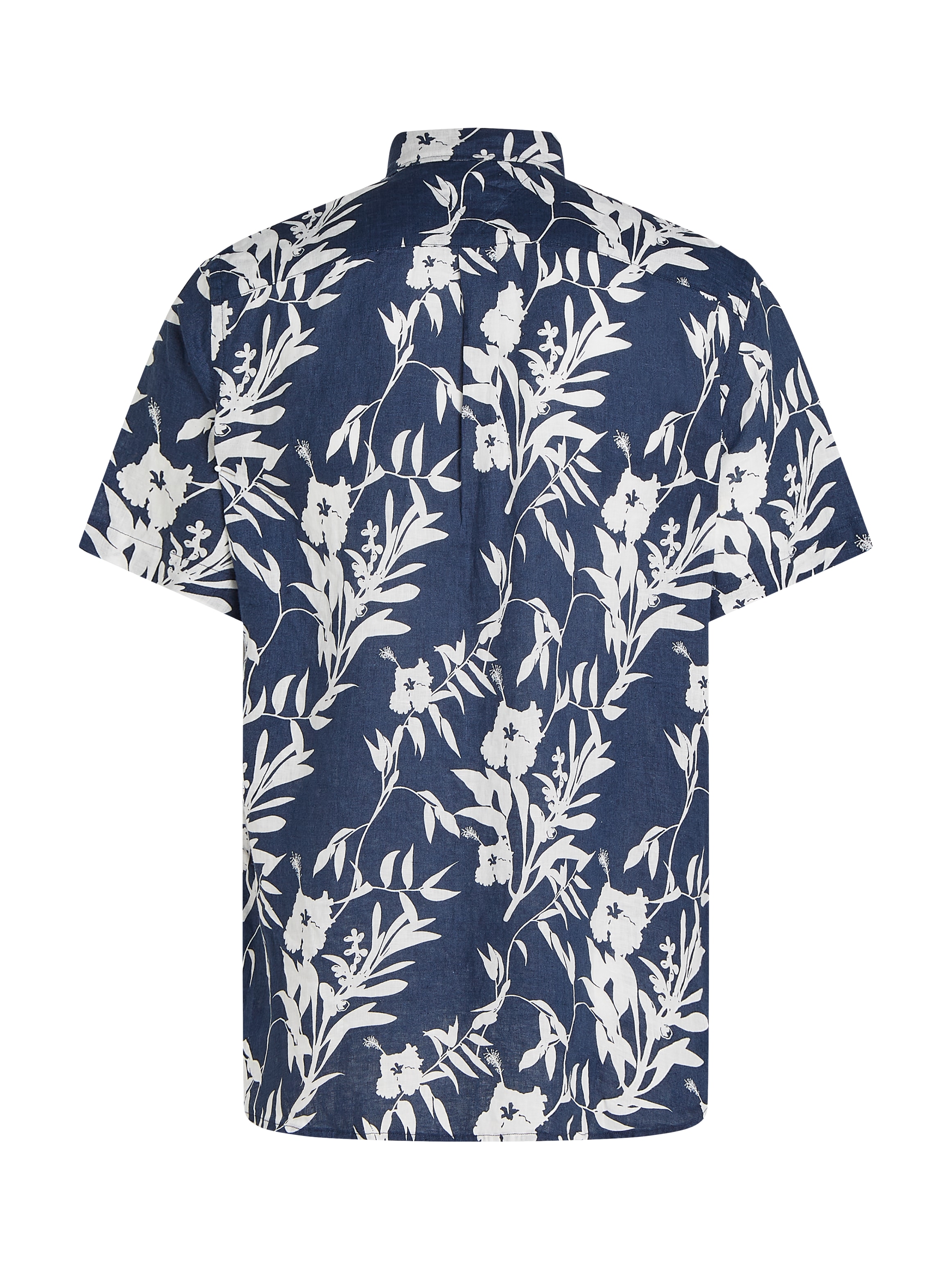Tommy Hilfiger Leinenhemd »LINEN TROPICAL PRT SS RF SHIRT«, mit Allover Flowerprint