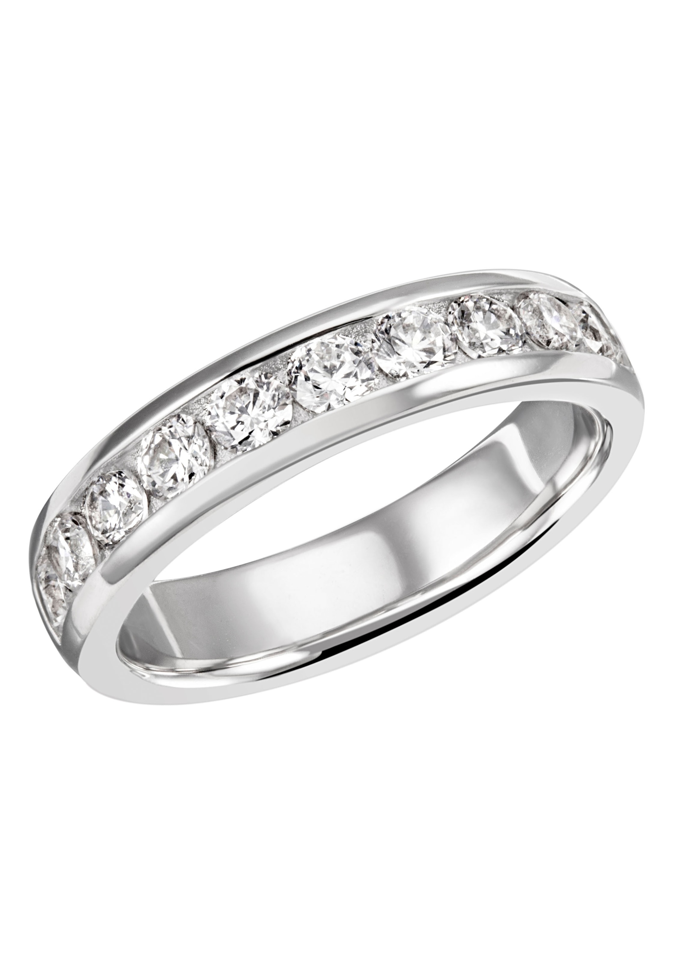 Fingerring »Schmuck Geschenk Silber 925 Silberring Ring Memoire-Optik glitzernd«, mit...
