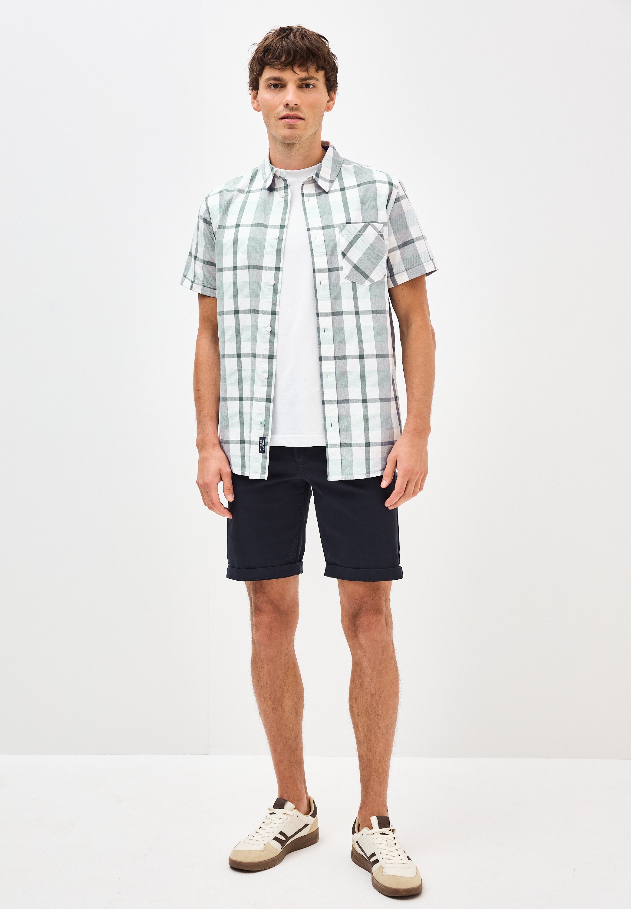 Thumbnail - STREET ONE MEN Kurzarmhemd mit Knopfleiste