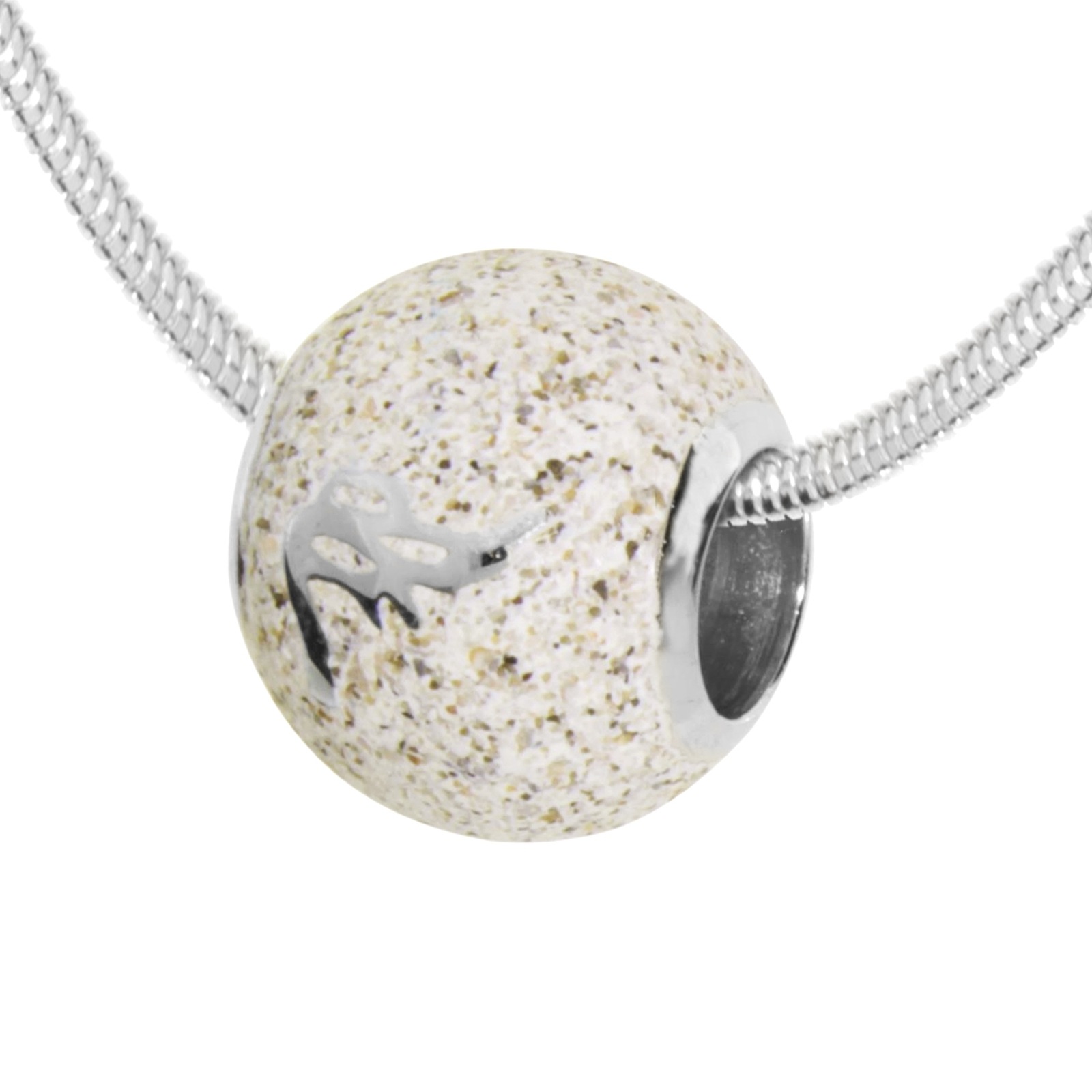 Kette mit Anhänger OSTSEE-SCHMUCK "Ostsee-Schmuck Kette mit Anhänger Fischland-Darß-Zingst" Gr. 45, silber, Halsketten, Damen, 45cm, Silber 925 (Sterlingsilber), L: 42