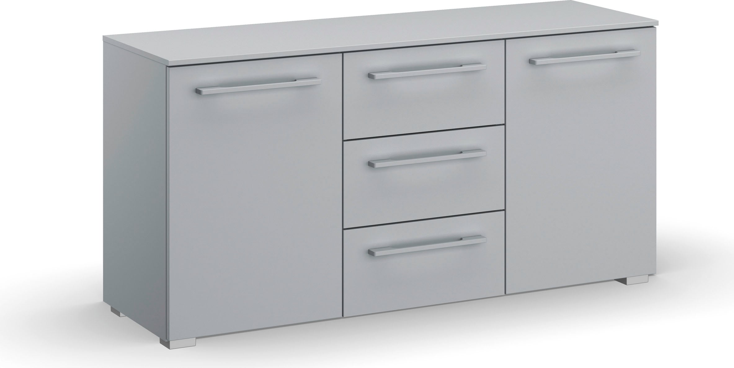 rauch Kombikommode "Kommode Sideboard Wäscheschrank Schrank SKAT PURE" inkl. SOFT-CLOSE-FUNKTION, mit 1 Tür und 4 Schubladen in puristischem Design MADE IN GERMANY