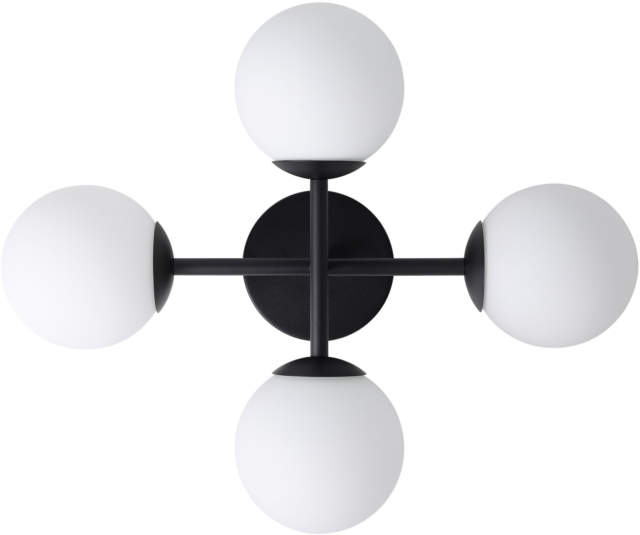 EGLO LED Deckenleuchte »CASTROVIDO Deckenlampe - Stahl - G9 - 4X4,2W - IP44« G9 1 Stk. Wohzimmerlampe, Esszimmerlampe, Flur, Schlafzimmer,L47,5xB38,5xH19,5cm