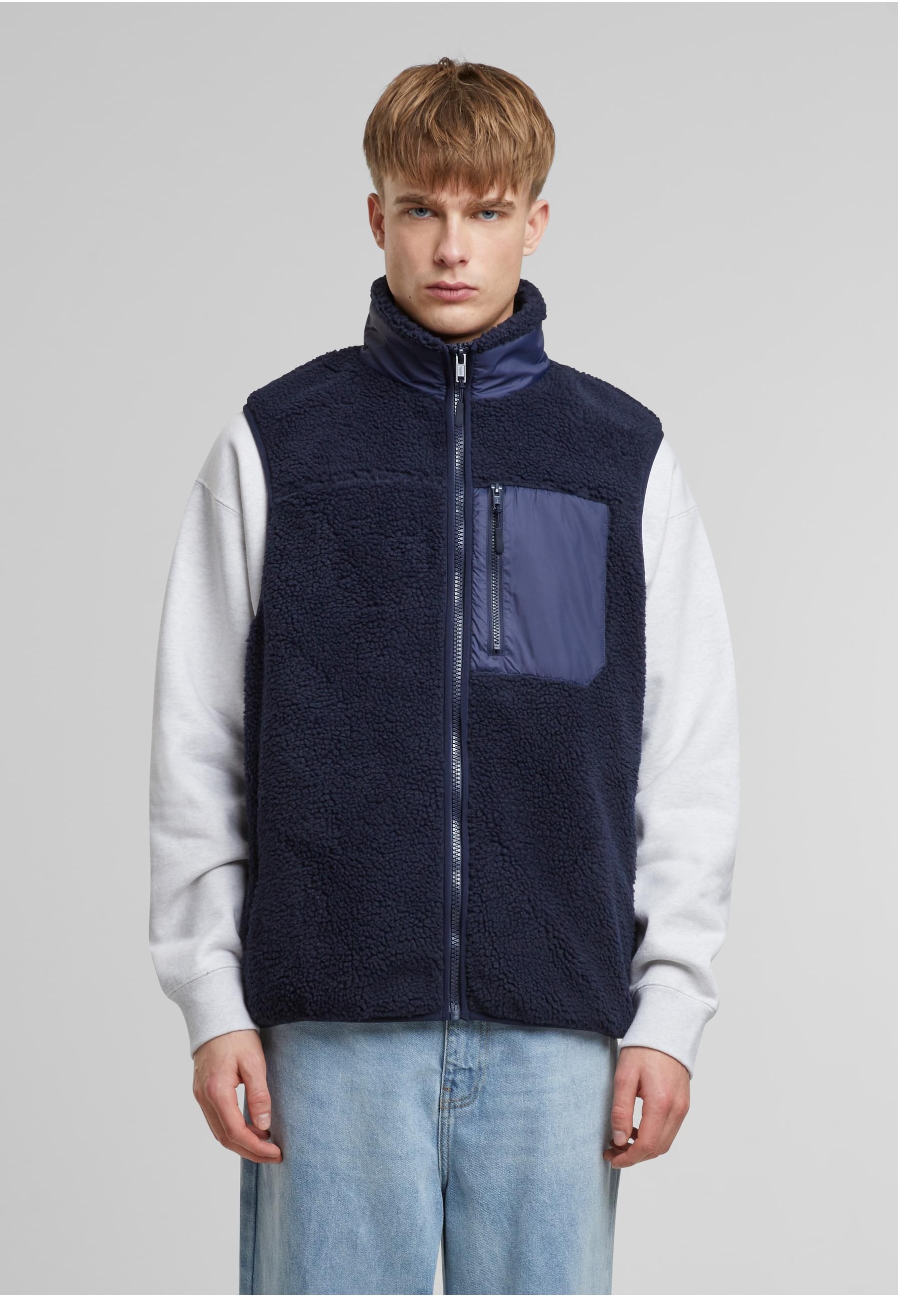 URBAN CLASSICS Steppweste »Urban Classics Sherpa Vest«, (1 tlg.)