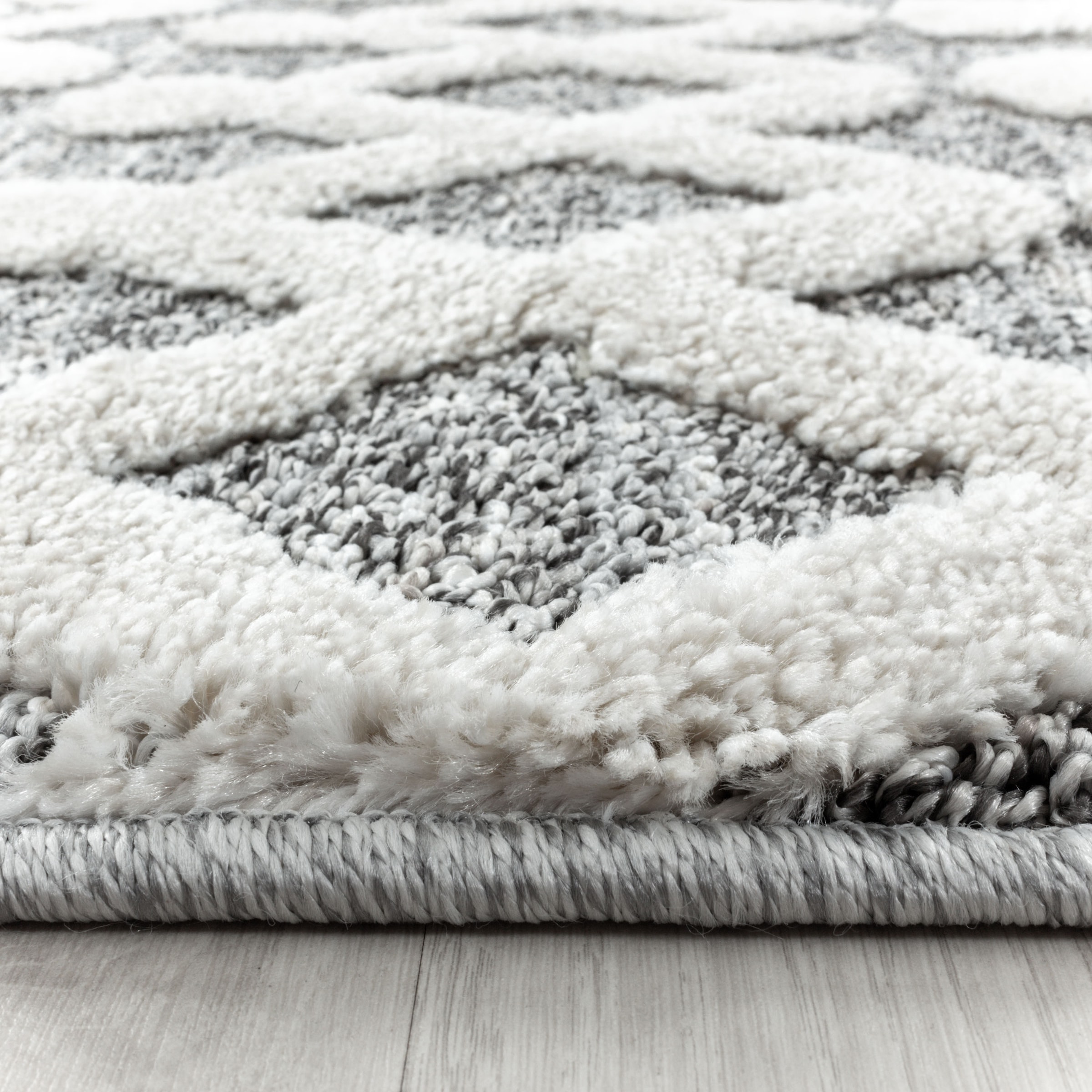 Ayyildiz Teppiche Teppich »PISA 4710«, rechteckig, 20 mm Höhe, Läufer, rund, Hoch Tief Struktur, Wohnzimmer,Schlafzimmer