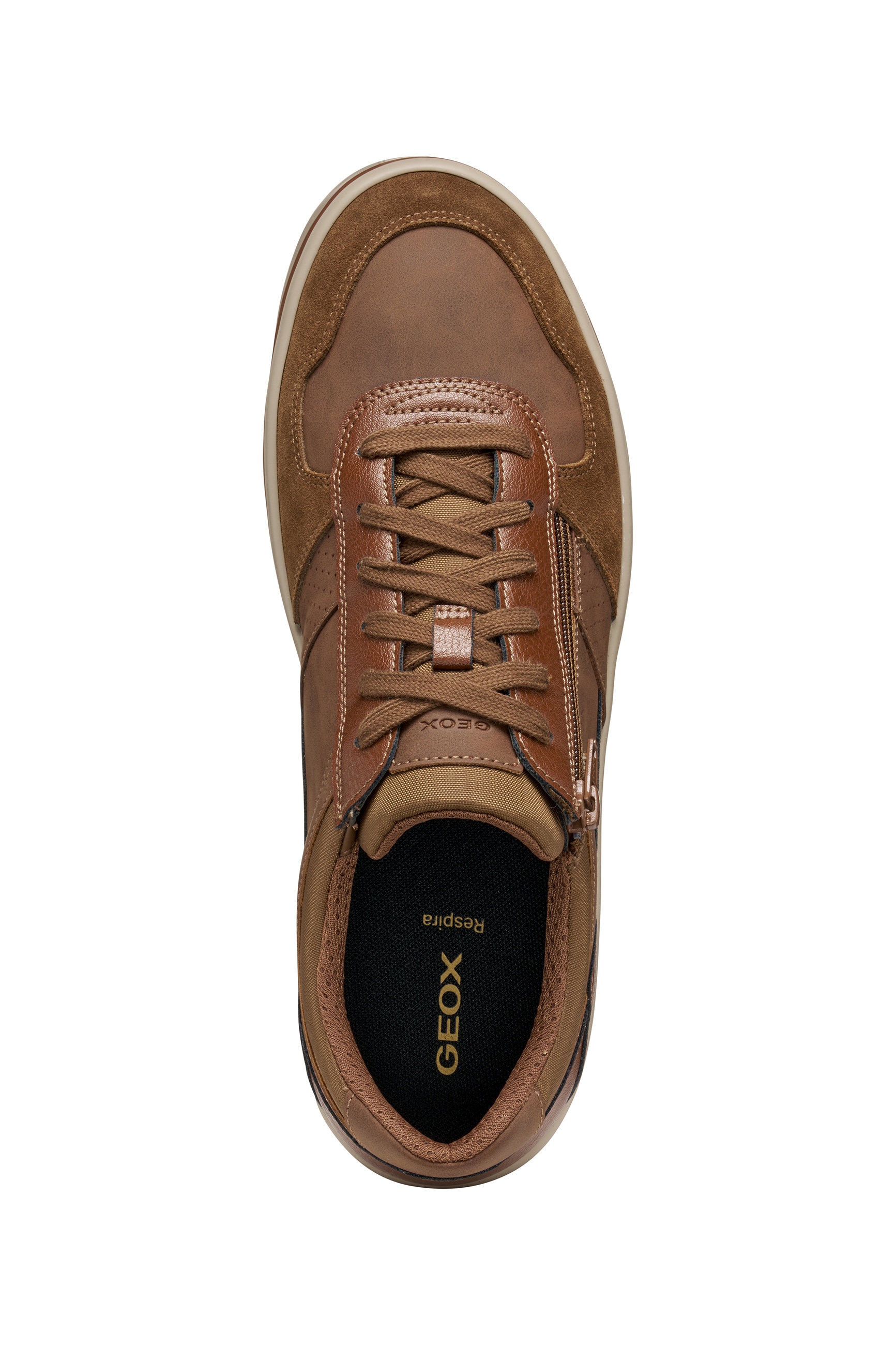 Geox Sneaker »U ELVER«, Schnürschuh, Freizeitschuh mit Textilfutter