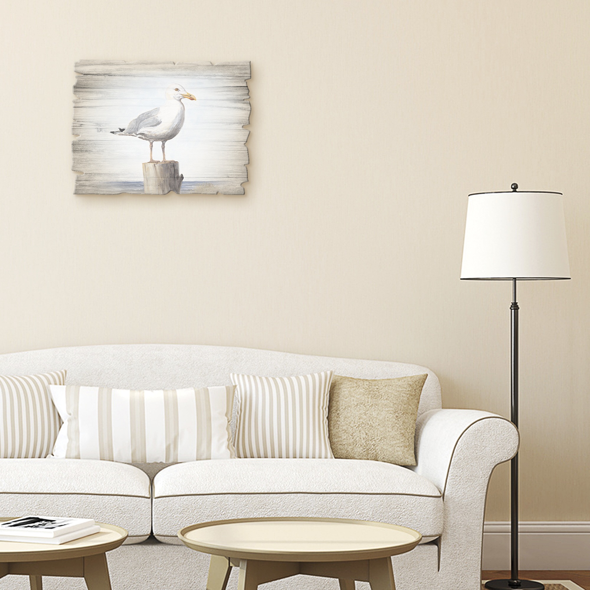 Artland Holzbild "Möwe" Vögel 1 Stk. tlg. günstig online kaufen