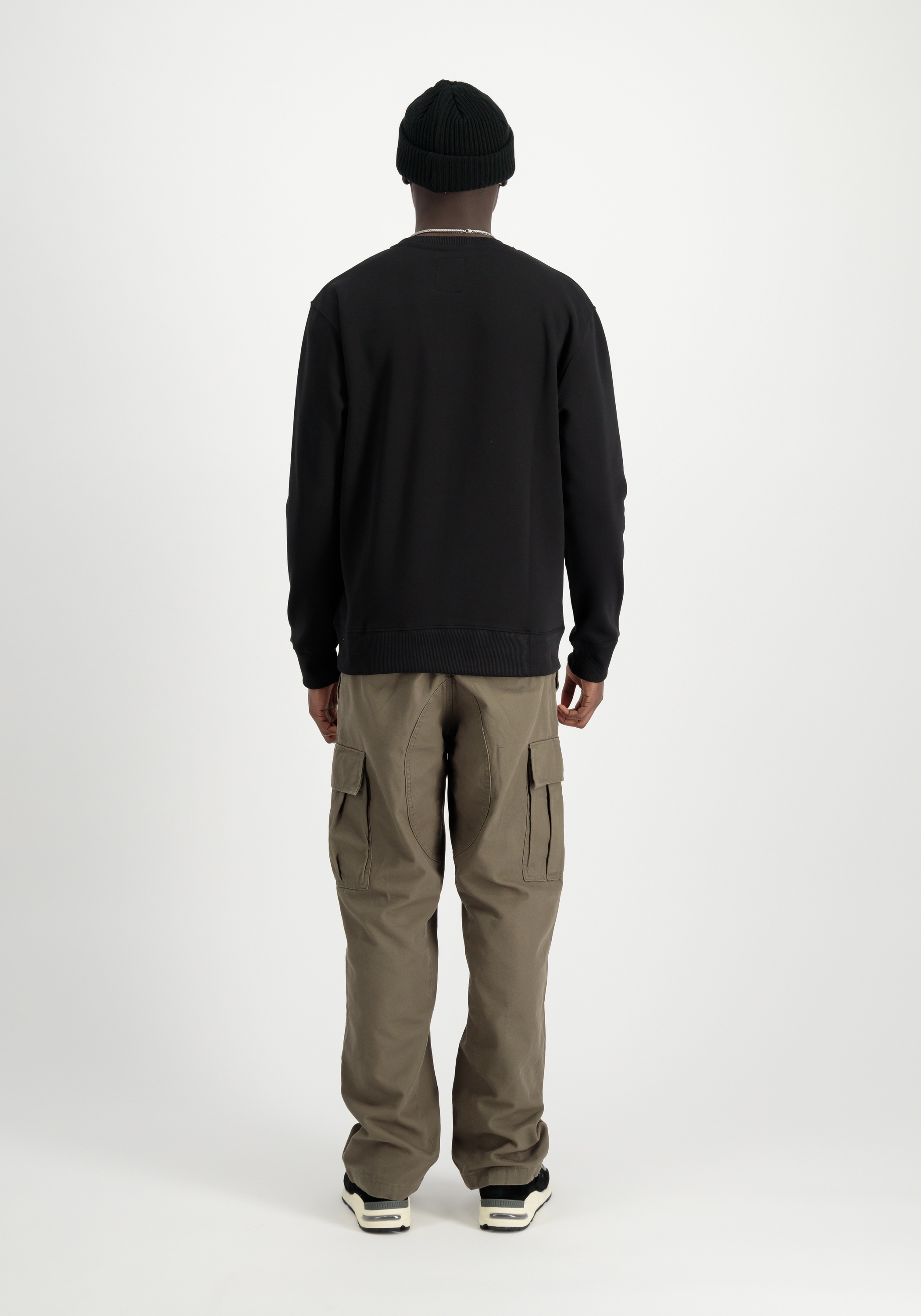 Thumbnail - Alpha Industries Sweater "Alpha Industries Men - Sweatshirts Basic Sweater Carbon"