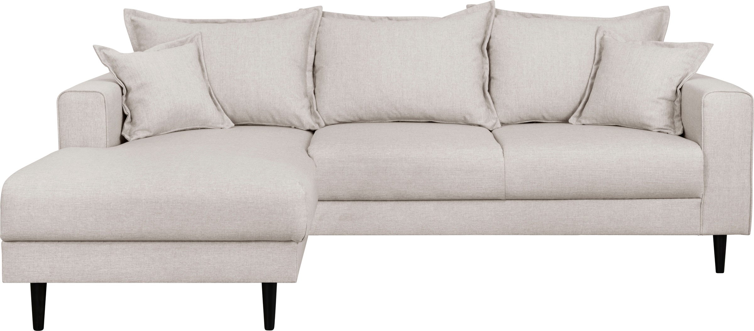 Home affaire Ecksofa "VEYRAS L-Form, hoher Sitzkomfort, Maße B/T/H: 230/150 günstig online kaufen