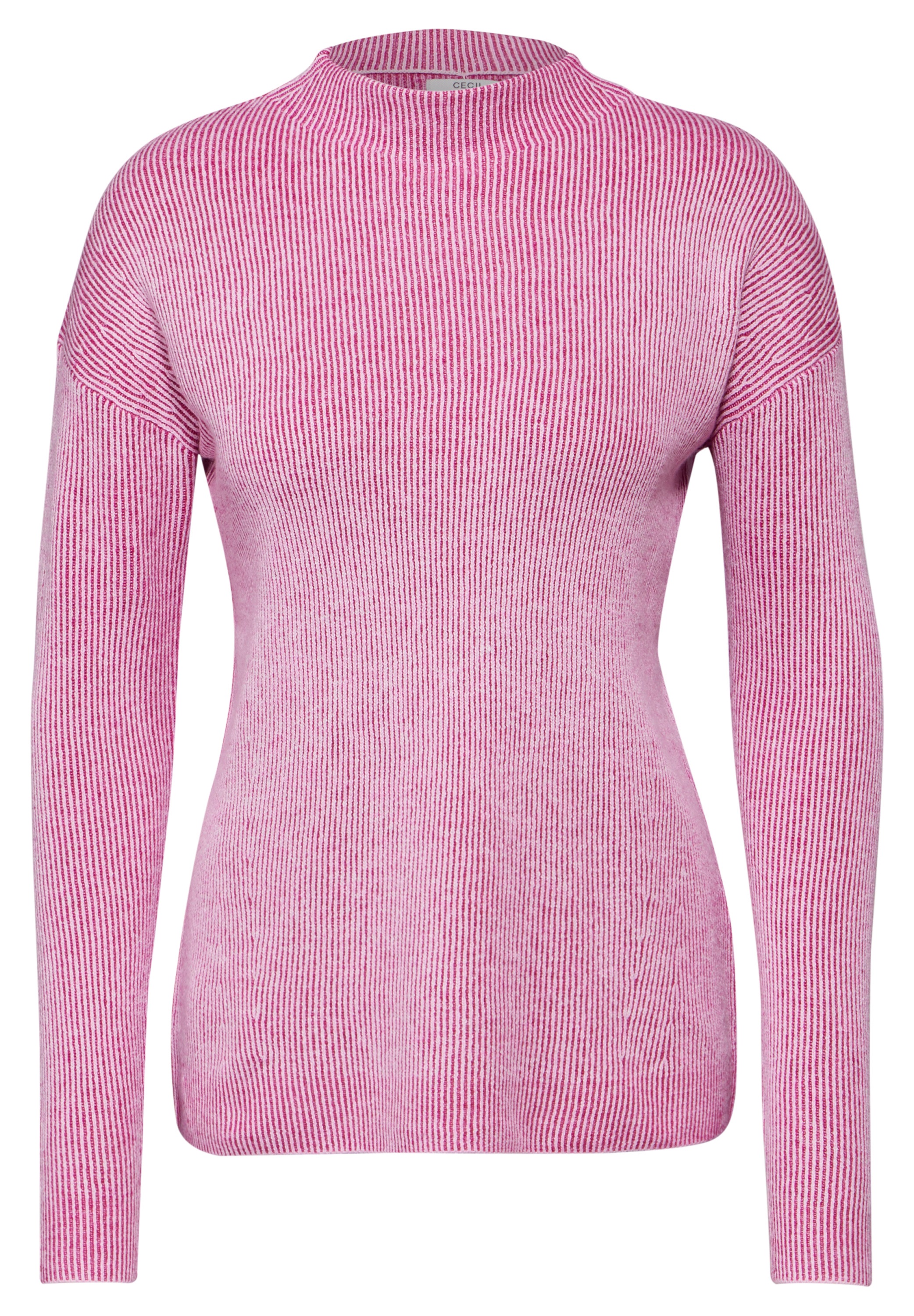 Cecil Strickpullover, mit Materialmix