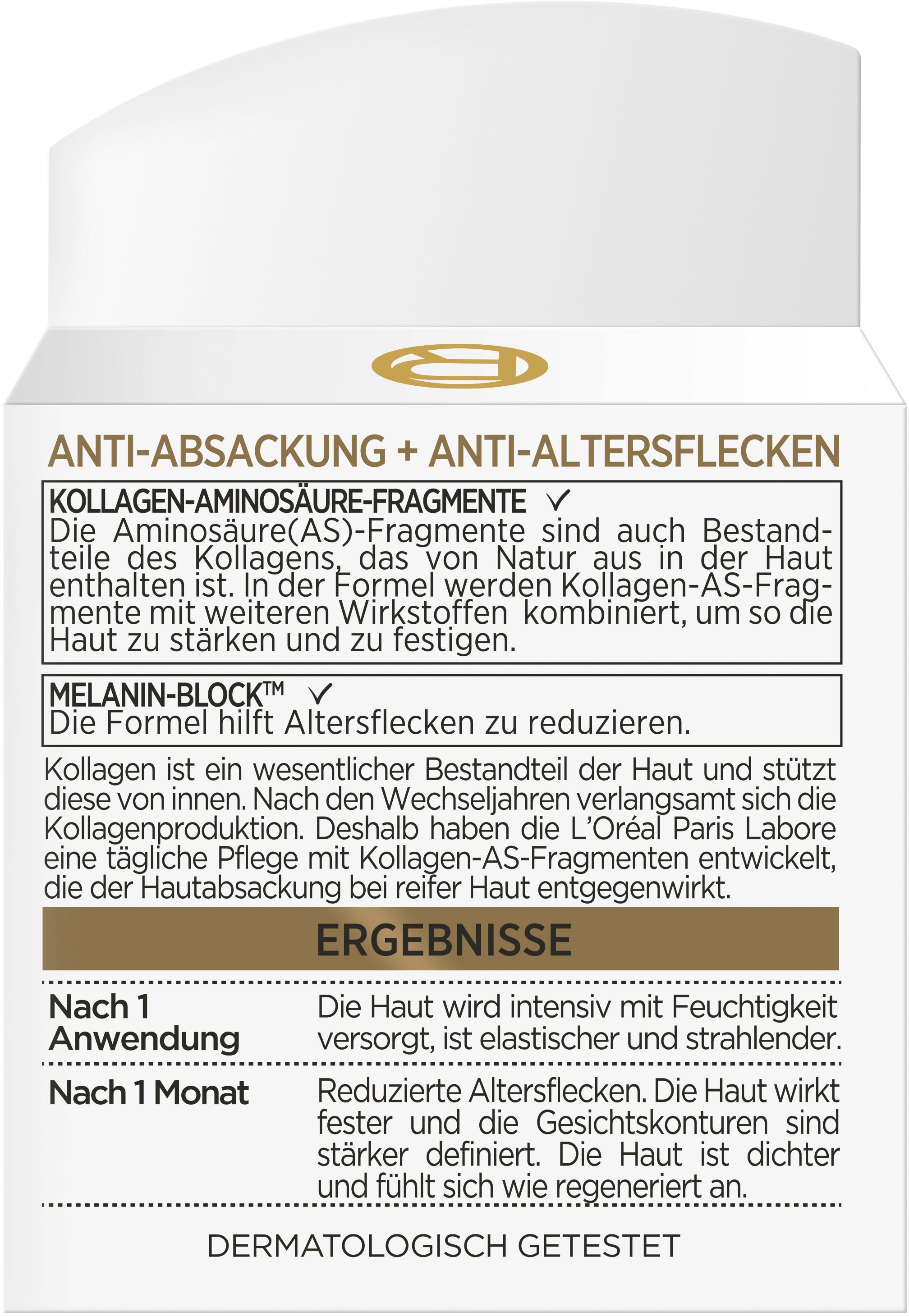 L'ORÉAL PARIS Tagescreme »Age Perfect Pro-Kollagen Tag«, mit hoher Wirksamkeit