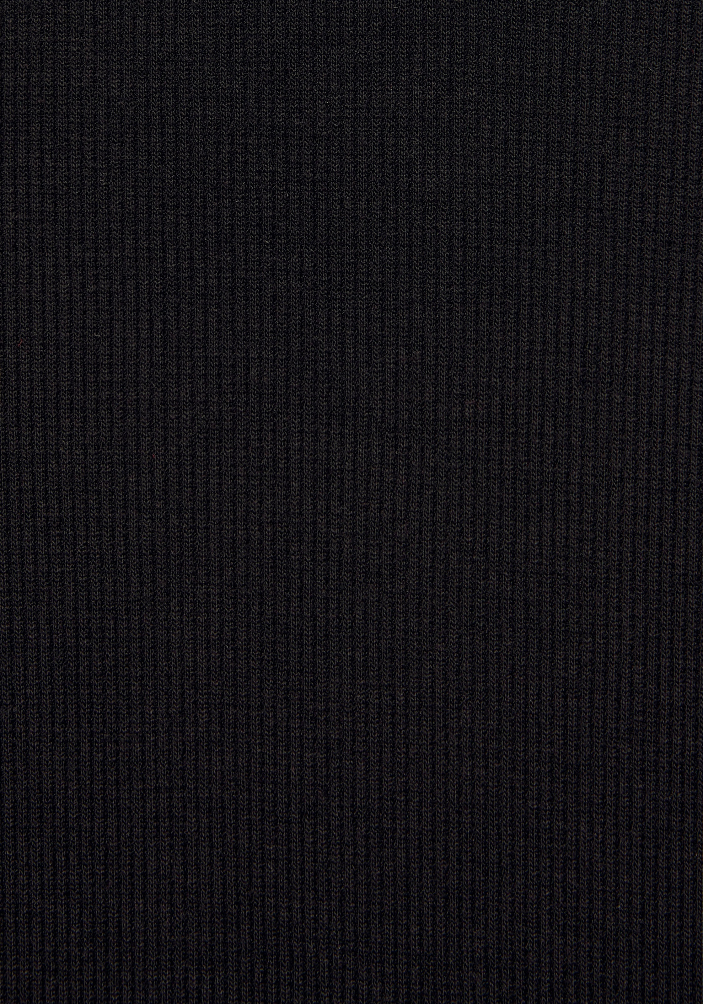 LASCANA Langarmshirt »mit zarter Spitze am Ausschnitt«, aus weicher Viskose-Ripp-Qualität