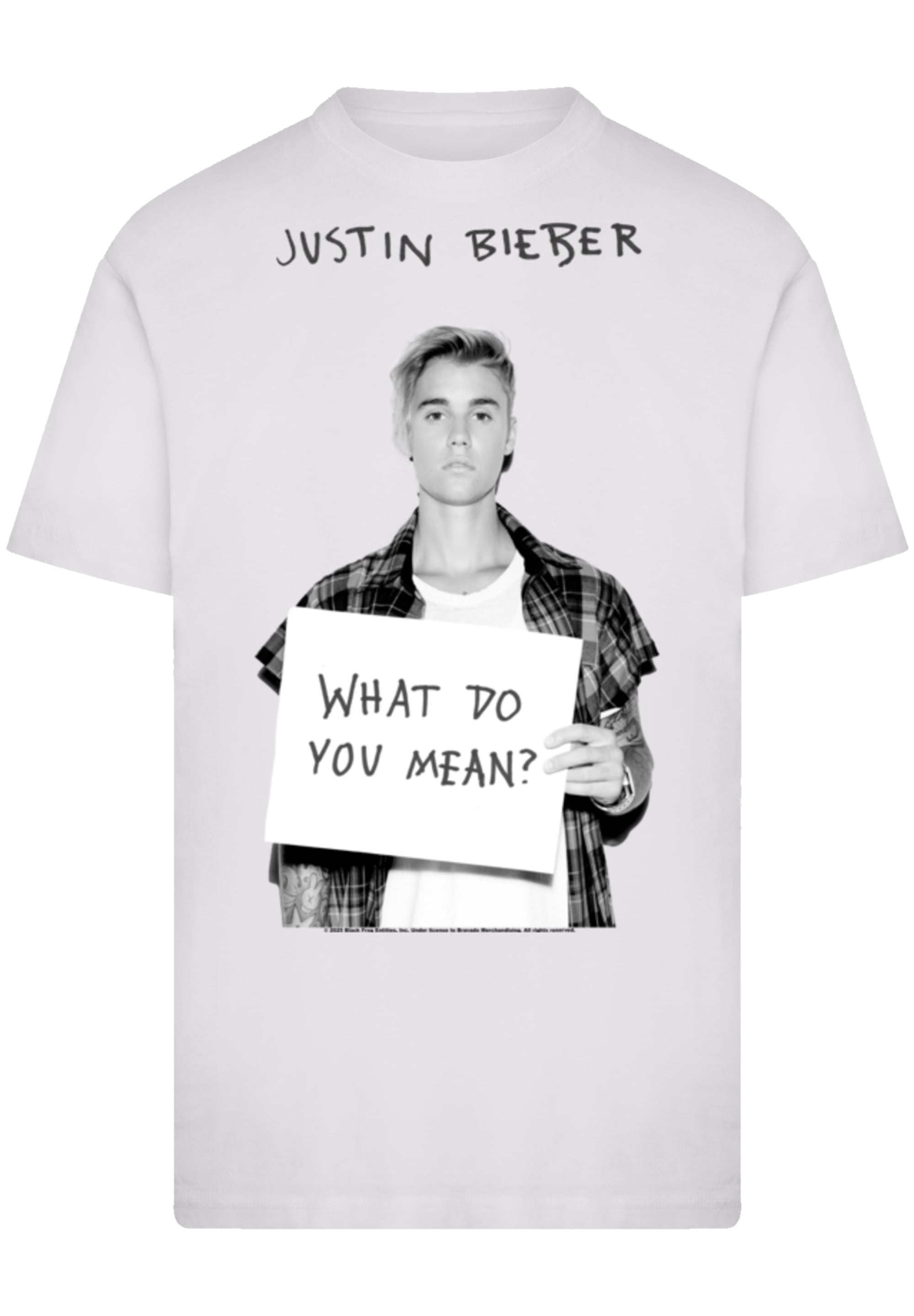 F4NT4STIC T-Shirt »Justin Bieber What Do You Mean«, Premium Qualität