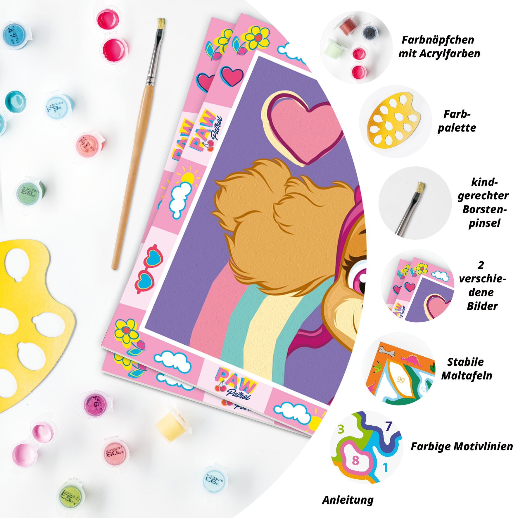 Ravensburger Malen nach Zahlen »CreArt, Paw Patrol mit Skye« Made in Europe