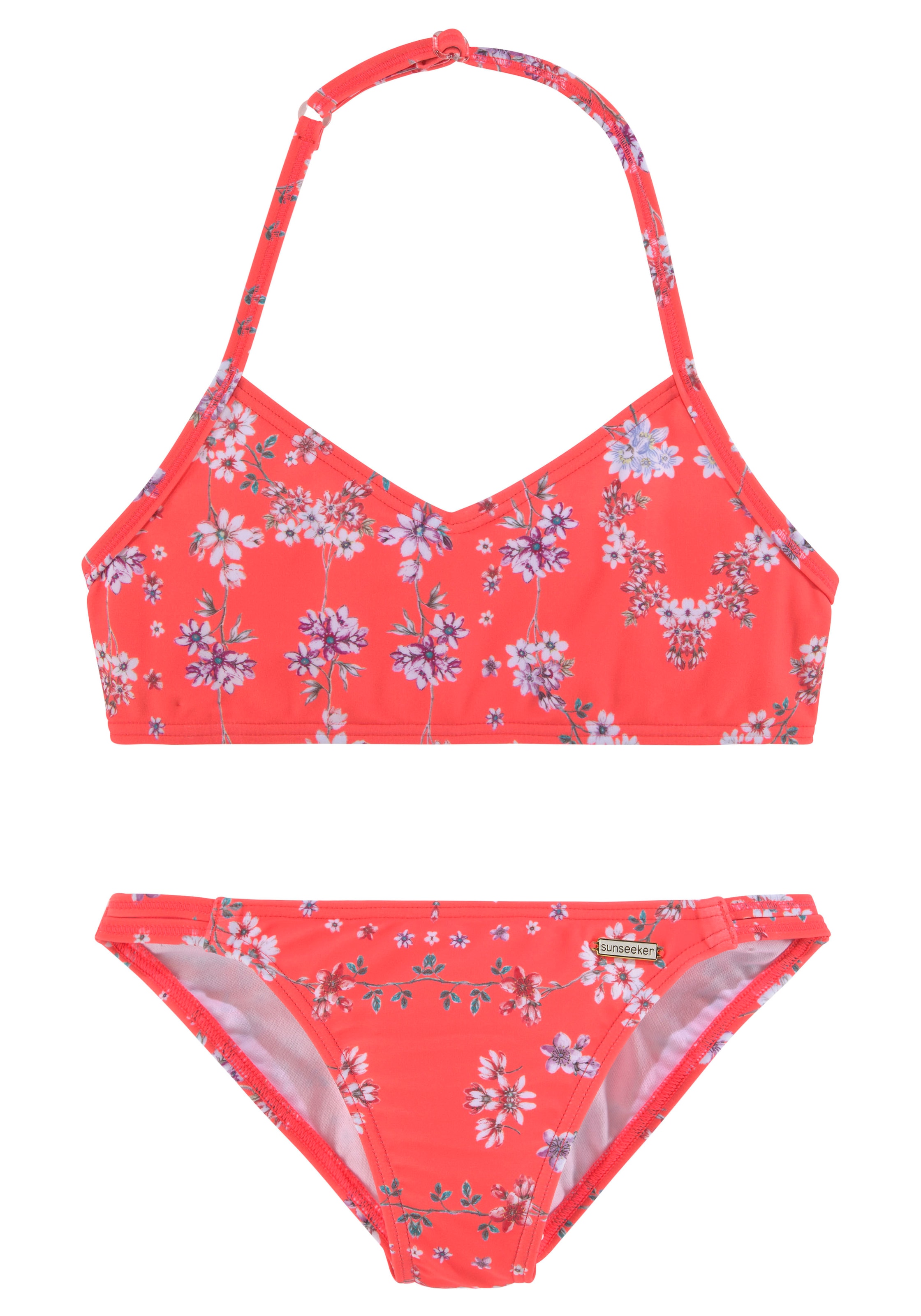 Viele Outlet-Artikel Sunseeker Bustier-Bikini »Ditsy | BAUR mit Print sommerlichem kaufen Kids«