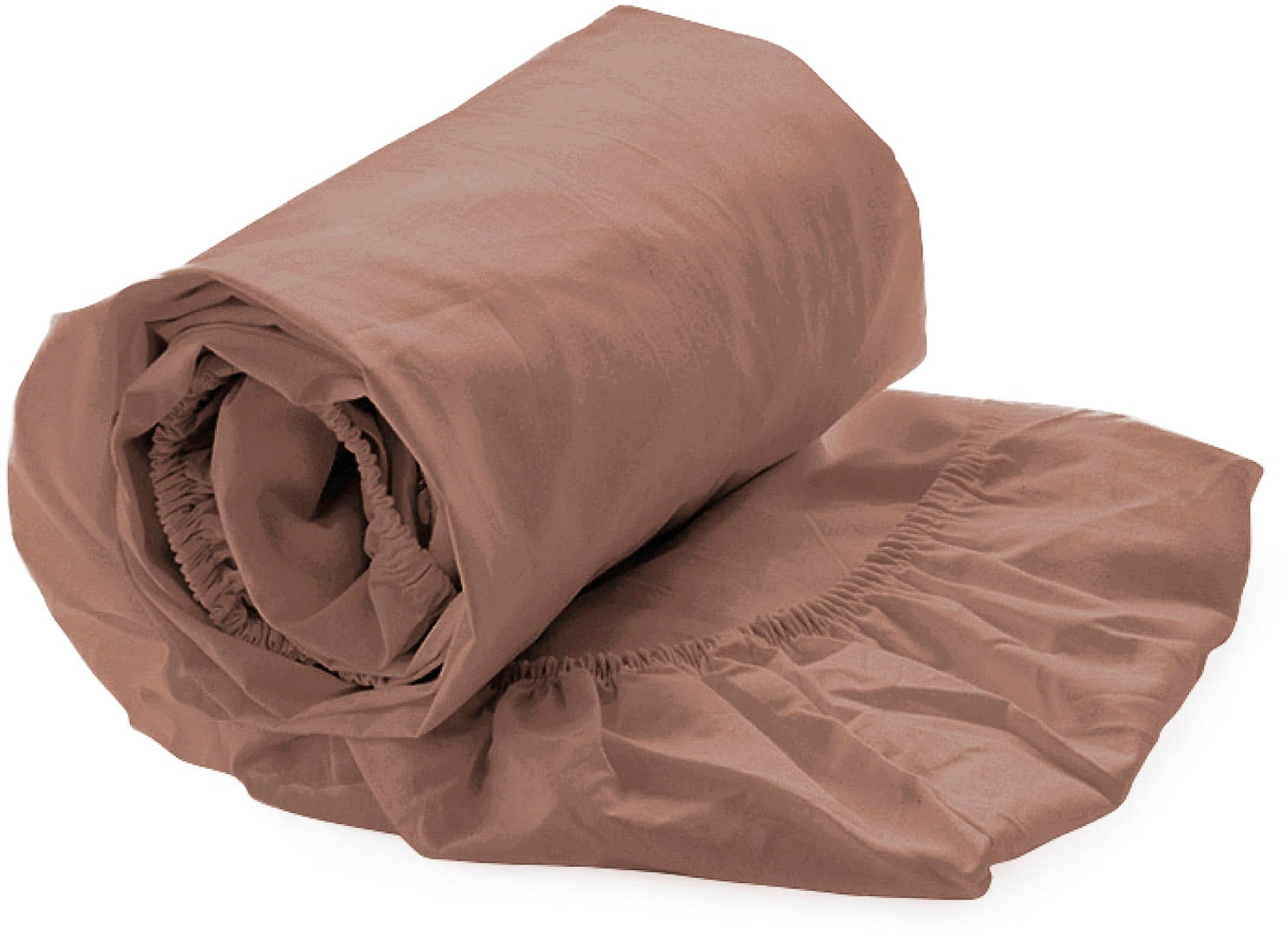 Heckett & Lane Spannbettlaken "Yellow Spannbetttuch Percale" Spannbetttuch aus 100% Baumwolle, Hochwertige Perkal, Gummizug rundum