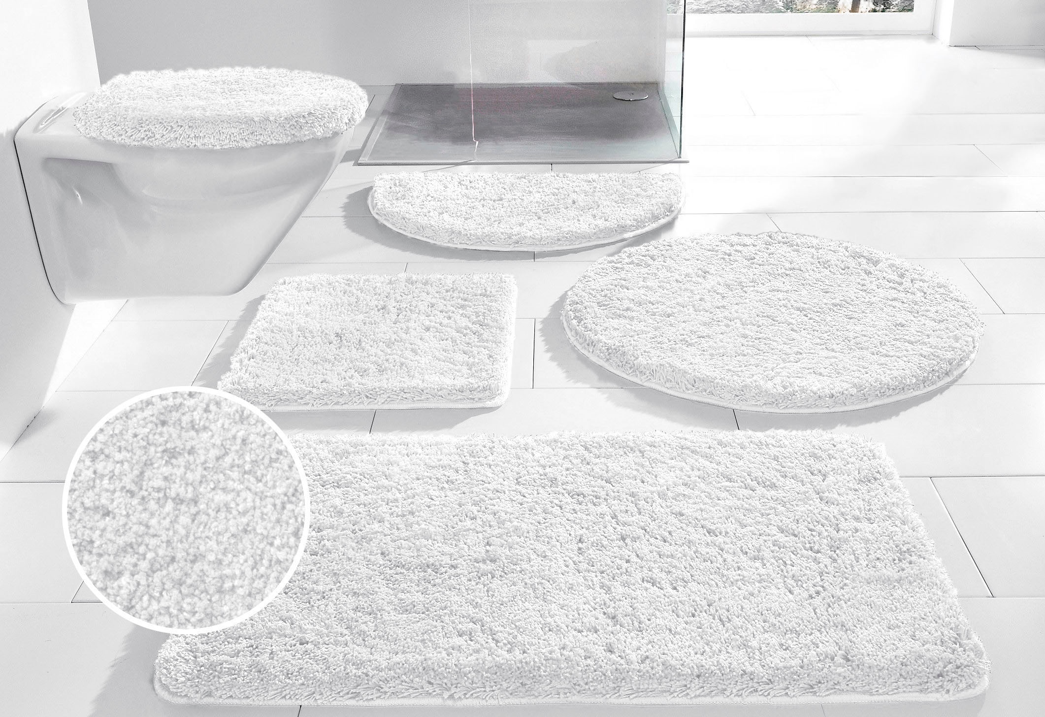 OTTO home Badematte "Sanremo, Badvorleger, Badezimmer Teppich, sehr weich" günstig online kaufen