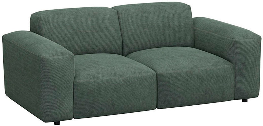 FLEXLUX 2-Sitzer »Lucera Sofa, super bequem durch hochwertigen Sitzaufbau mit Kaltschaum«, Designsofa, modern & anschmiegsam