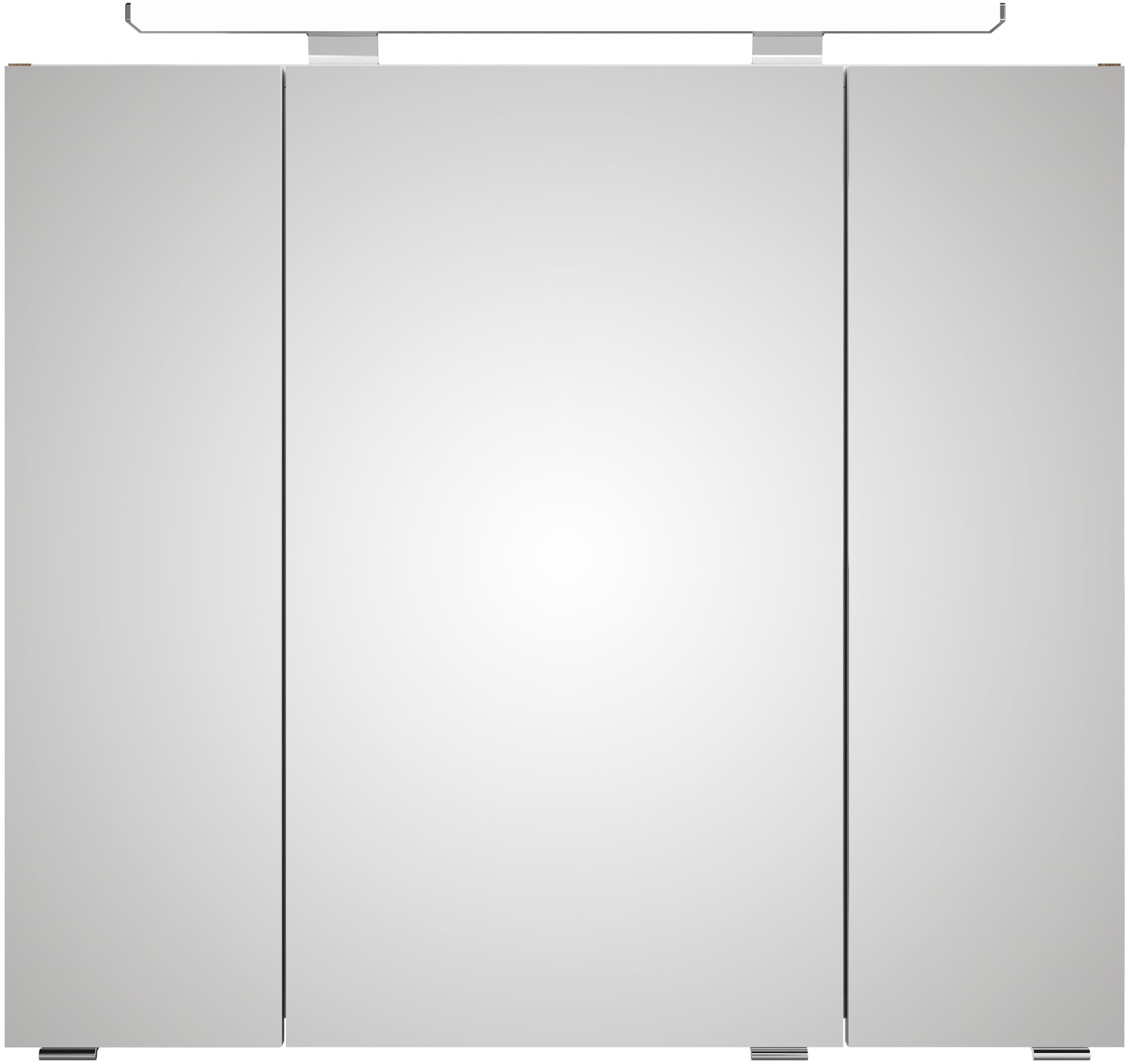 Saphir Badmöbel-Set »Serie 4010 5-teilig Keramik-Waschtisch mit LED-Spiegelschrank«, (Set), Bad Set mit Unterschrank, Hängeschrank, Midischrank, inkl. Türdämpfer