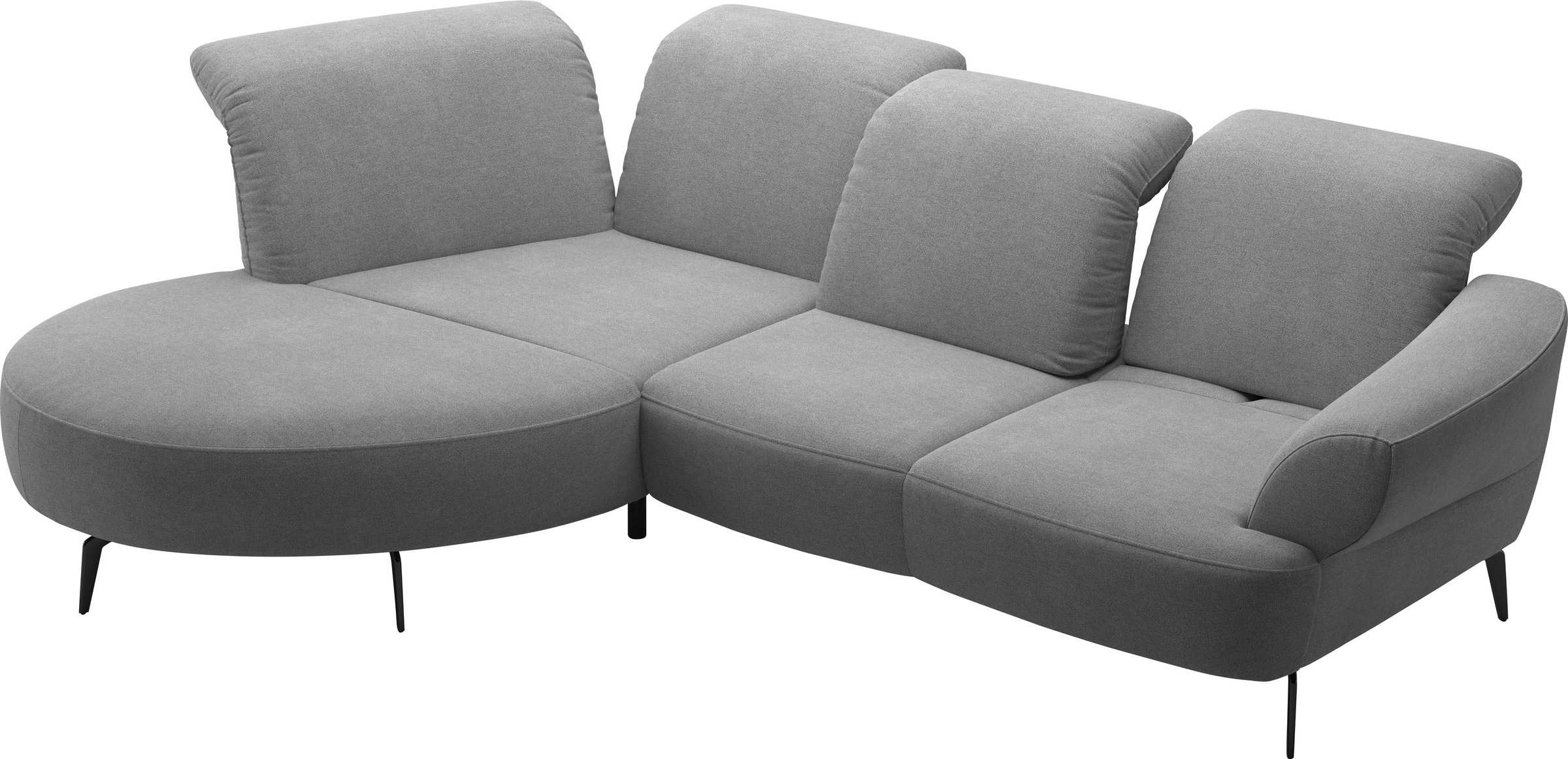 sit&more Ecksofa »Dance«, inkl.System Click&Seat und Sitztiefenverstellung