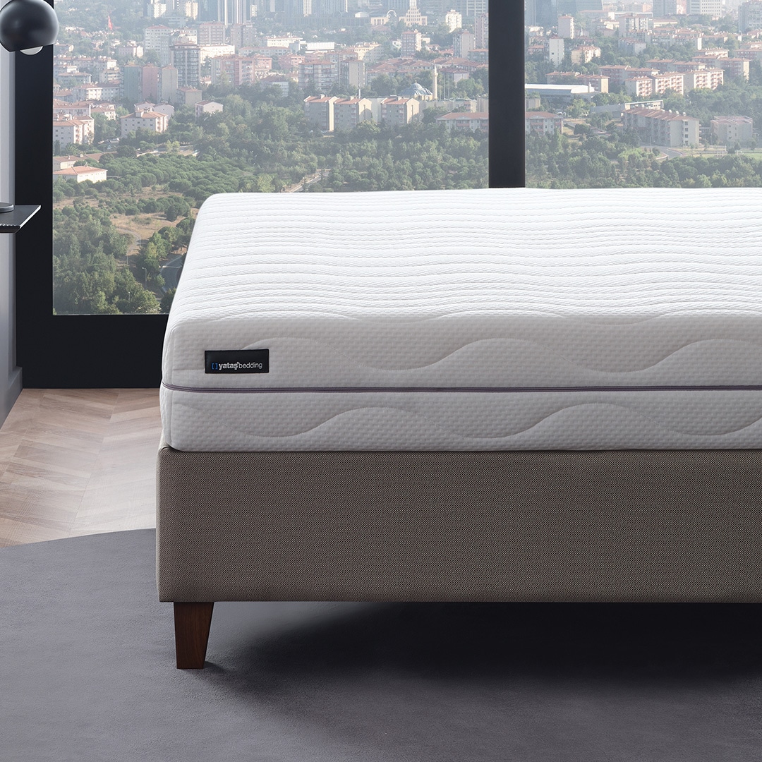 Yatas Bedding Taschenfederkernmatratze »Royal Duo 7, Matratze 90x200, 140x200 cm & weitere Größen«, 22 cm hoch, Raumgewicht: 28 kg/m³, 403 Federn, (1 St.), H2 / H3, Wendematratze, ergonomisch, atmungsaktiv