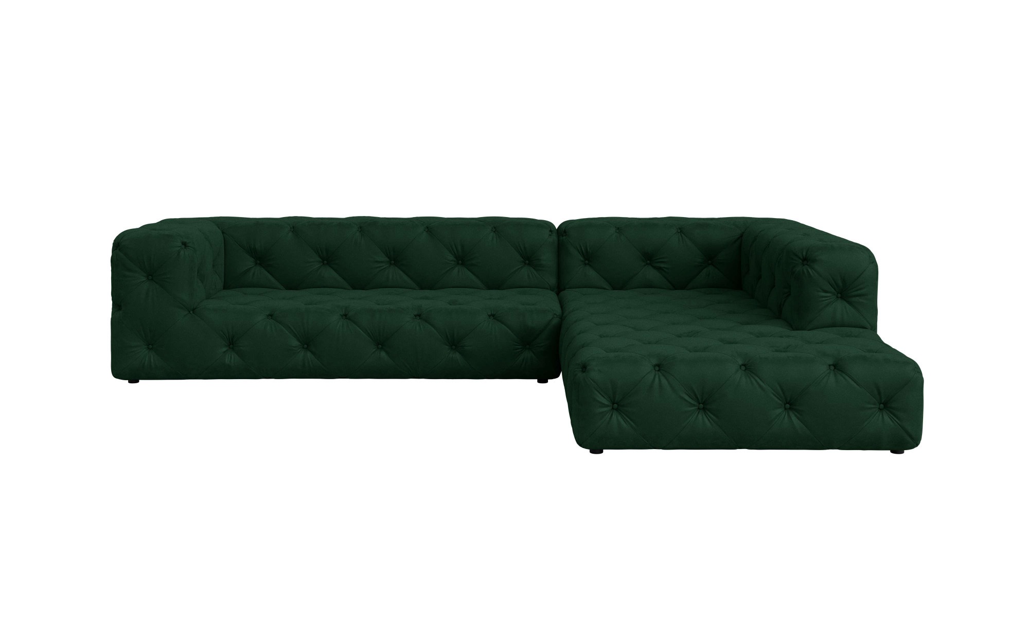 Home affaire Ecksofa "FOLLINA" L-Form, mit klassischer Chesterfield-Knopfhe günstig online kaufen