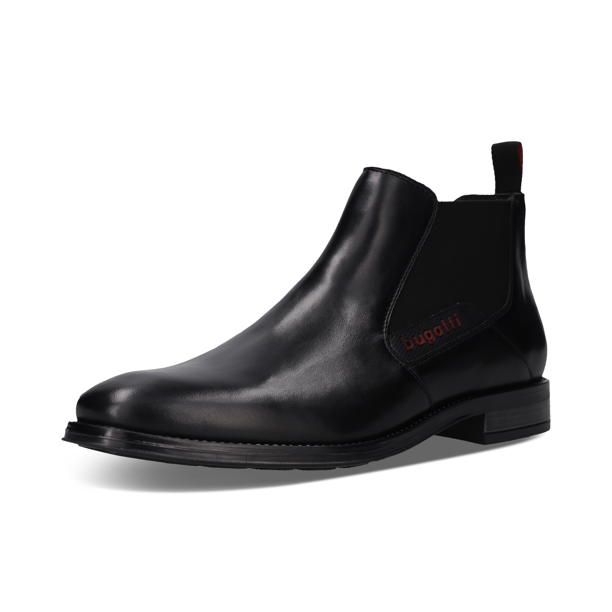 bugatti Chelseaboots Schlupfstiefelette, Festtagsschuh, Business-Schuh mit Stretch