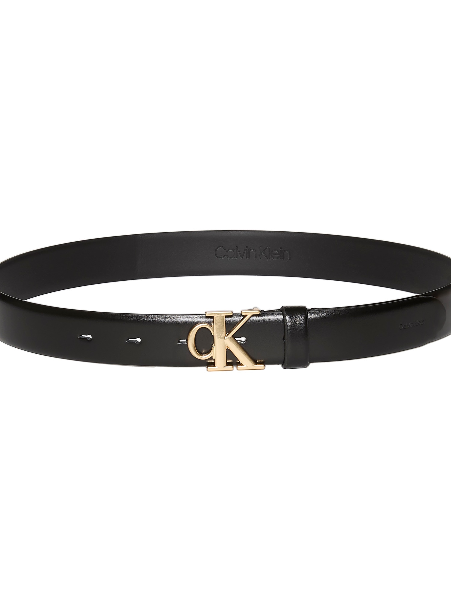 Calvin Klein Ledergürtel »CK BUCKLE 30MM FIXED BELT«, Größenverstellbar