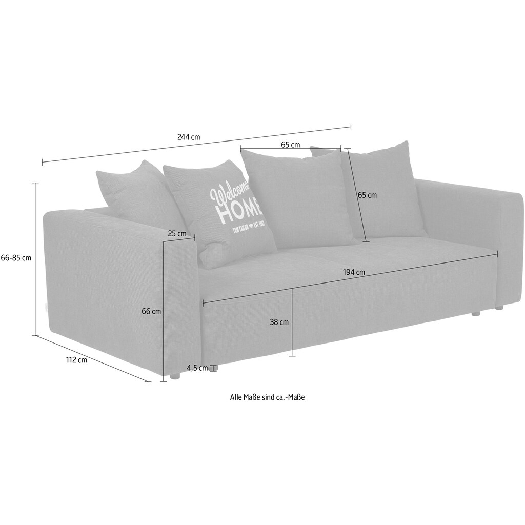 TOM TAILOR HOME Schlafsofa »HEAVEN CASUAL SLEEP«