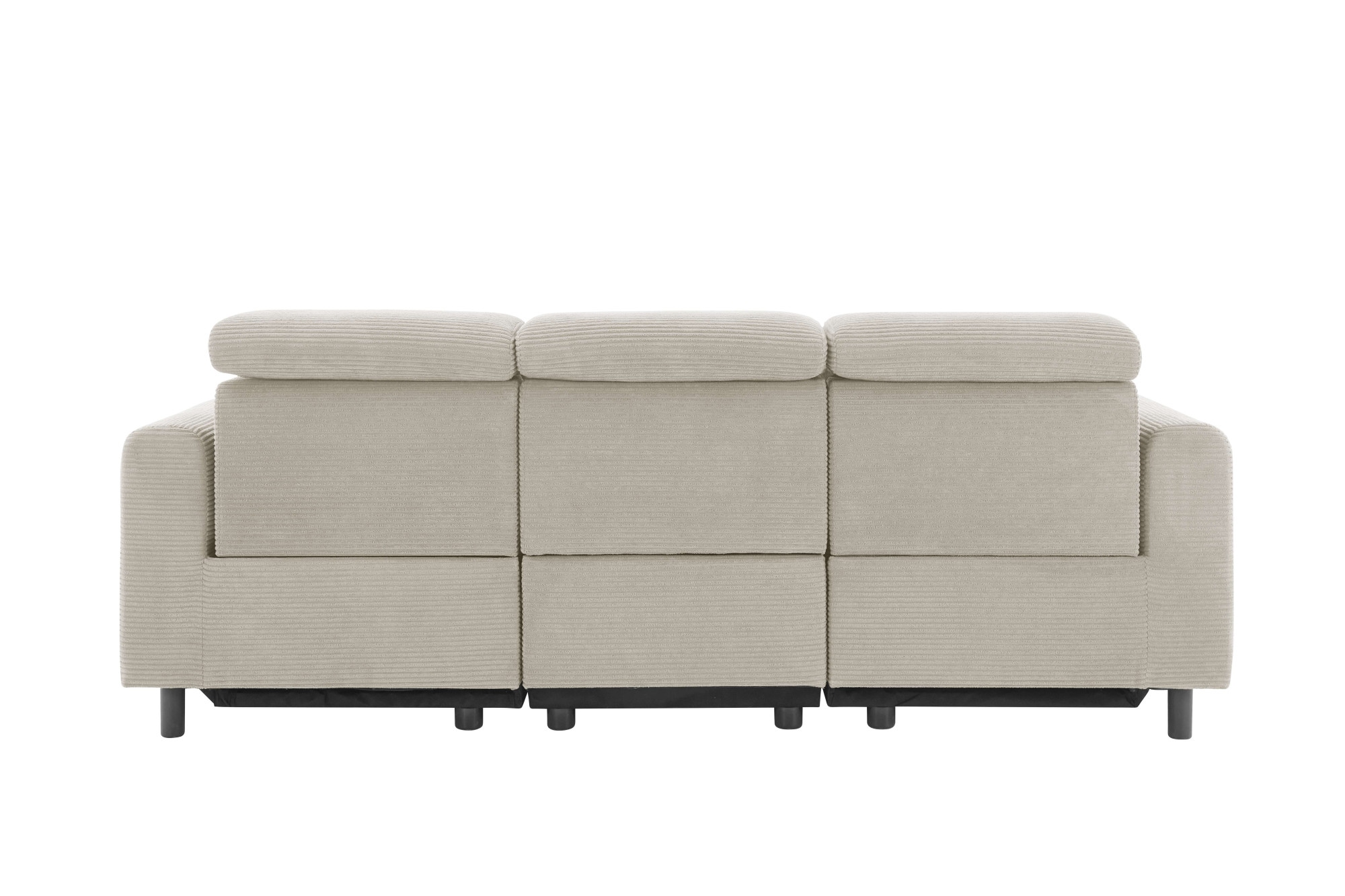Home affaire 3-Sitzer »SKAANE in Cord, Sofa mit manueller u. elektrischer Relaxfunktion«, Relax-Funktion in 2 Sitzen, Kopfteilverstellung, Federkernpolsterung