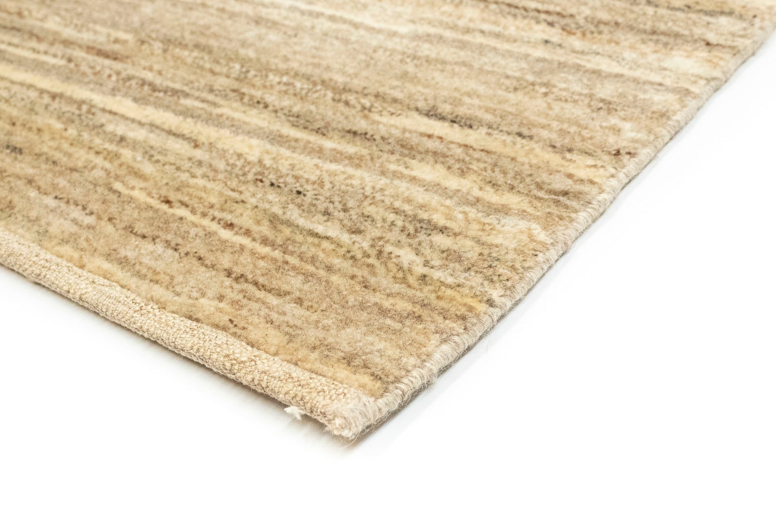 morgenland Wollteppich »Gabbeh Teppich | handgeknüpft BAUR rechteckig, handgeknüpft naturweiß«