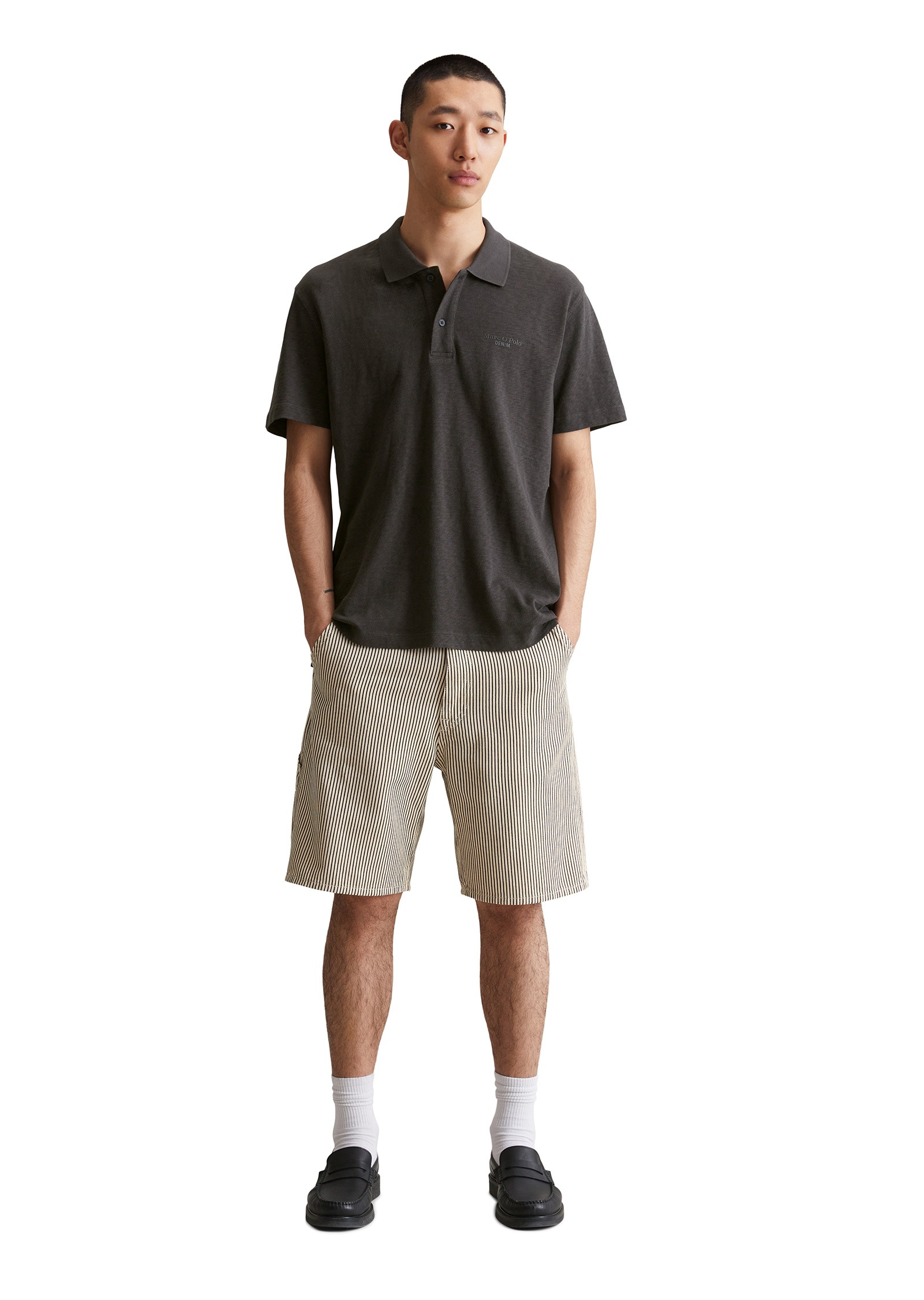 Marc O'Polo DENIM Poloshirt »aus reiner Bio-Baumwolle«