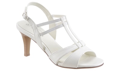 Sandalette, Sommerschuh, Abendschuh, Stilettoabsatz, in elegantem Look