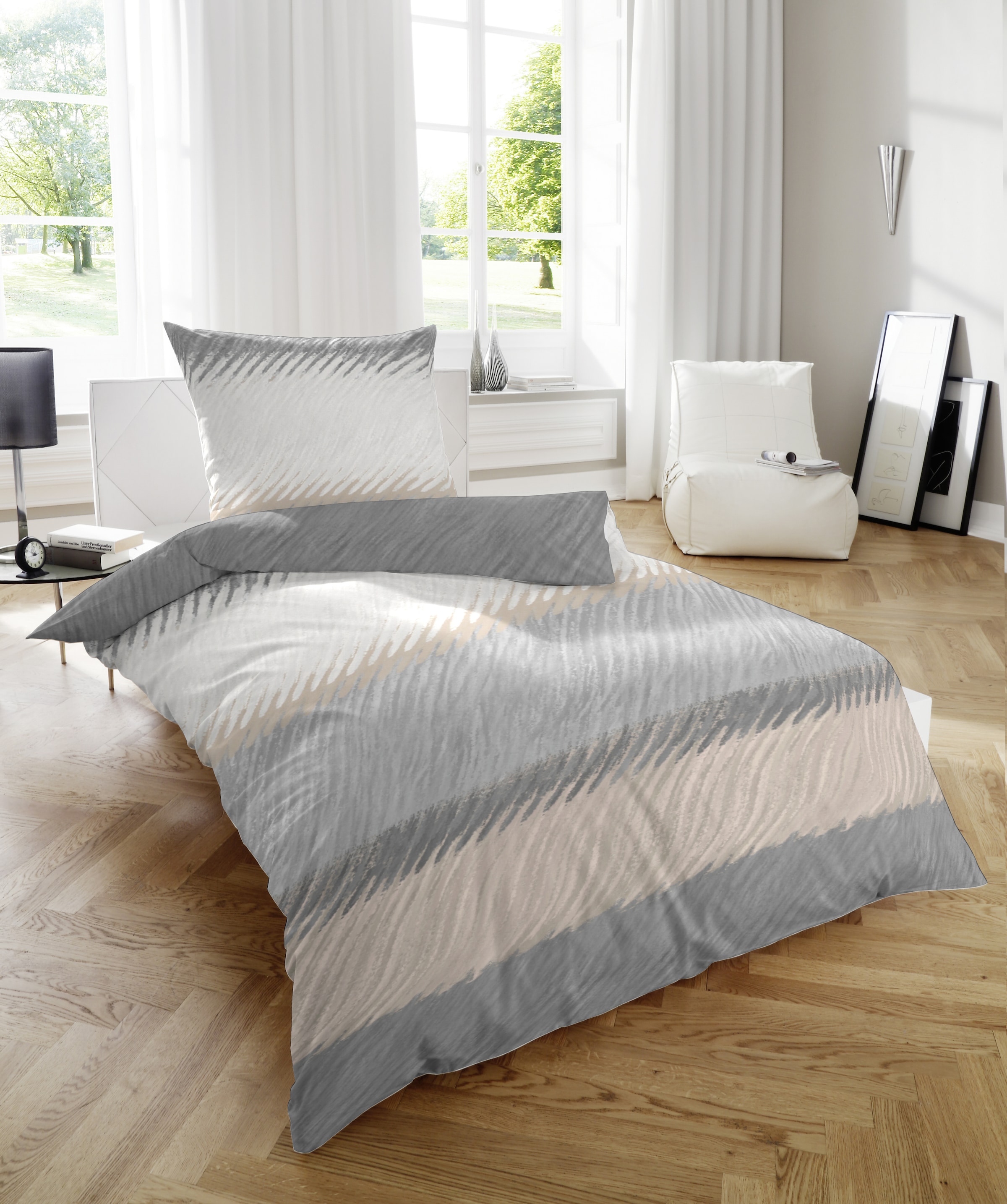 Primera Bettwäsche "Feinbiber-Bettwäsche" 2 Stk. tlg. samtweich und natürli günstig online kaufen