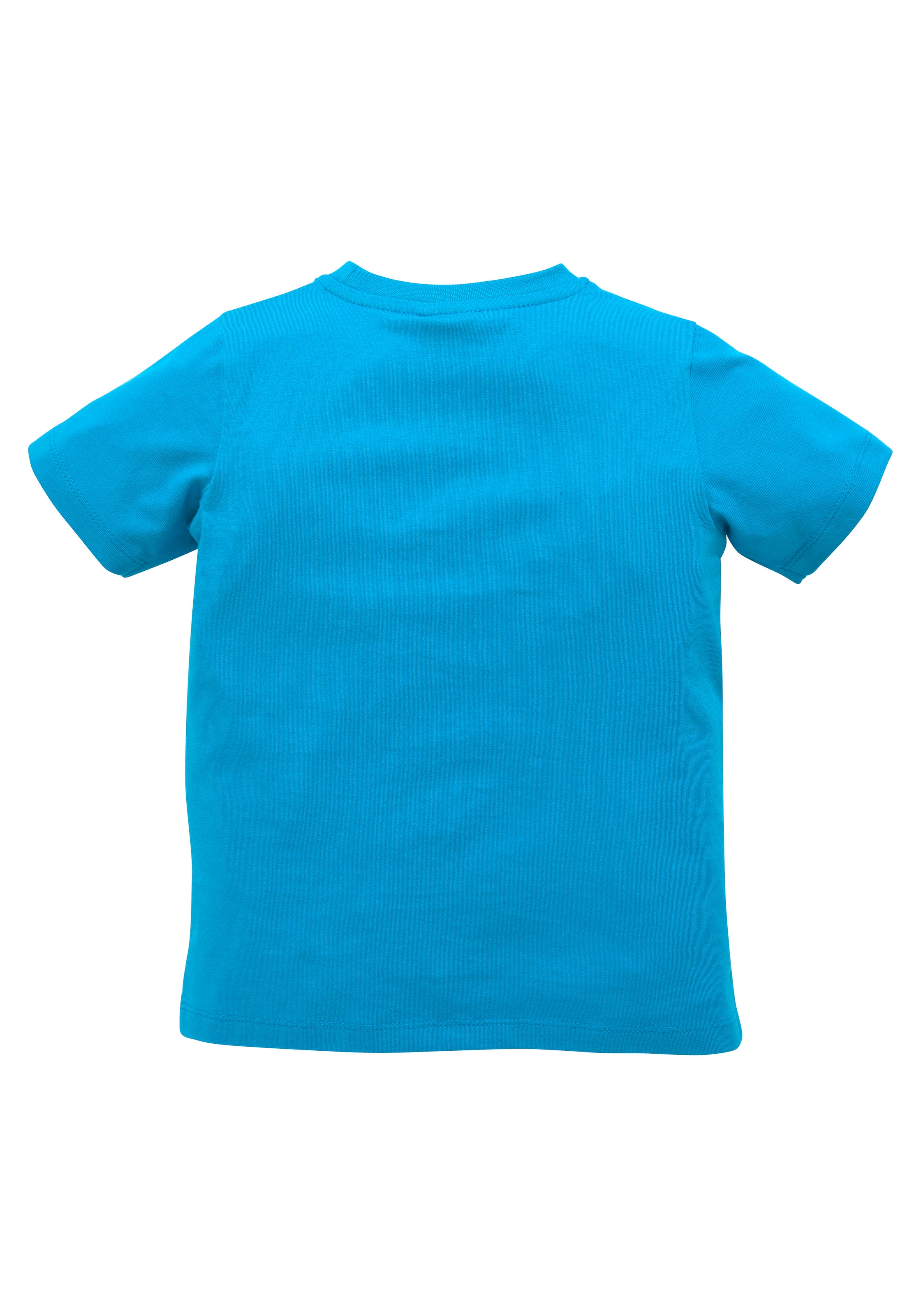 KIDSWORLD T-Shirt »Mit coolem FEUERWEHR Druck«, Kurzarm, Basic-Passform, mit stylischem Druck, Rundhalsausschnitt