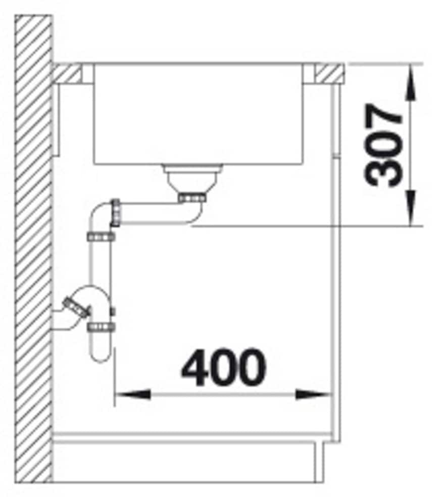 Blanco Edelstahlspüle »LEMIS XL 6 S-IF« 1 Stk. tlg. zum wechselseitigen Einbau geeignet