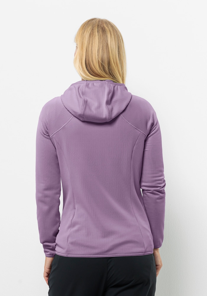 Jack Wolfskin Fleecejacke »KOLBENBERG HOODED FZ W«, mit Kapuze