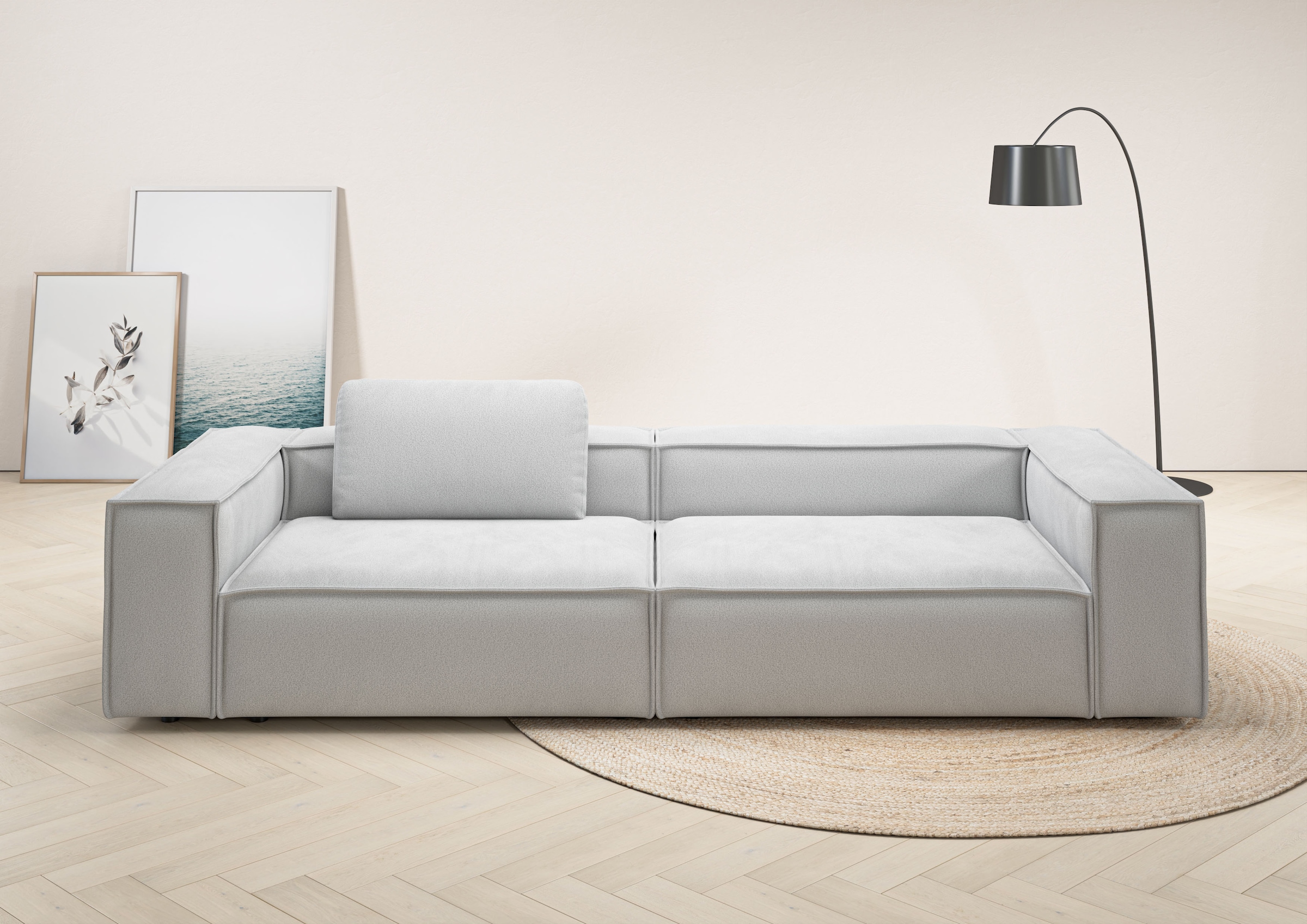 Home affaire 3-Sitzer "Watertown moderner 3-Sitzer" extra breites Sofa mit günstig online kaufen