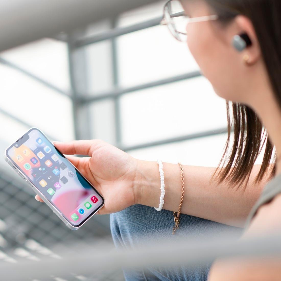 Hama Bluetooth-Kopfhörer »Spirit Pure True Wireless, In Ear BT Kopfhörer kabellos«, Finger-Touch Sensor, Lautstärkeregler,Rufannahmetaste, Sprachsteuerung