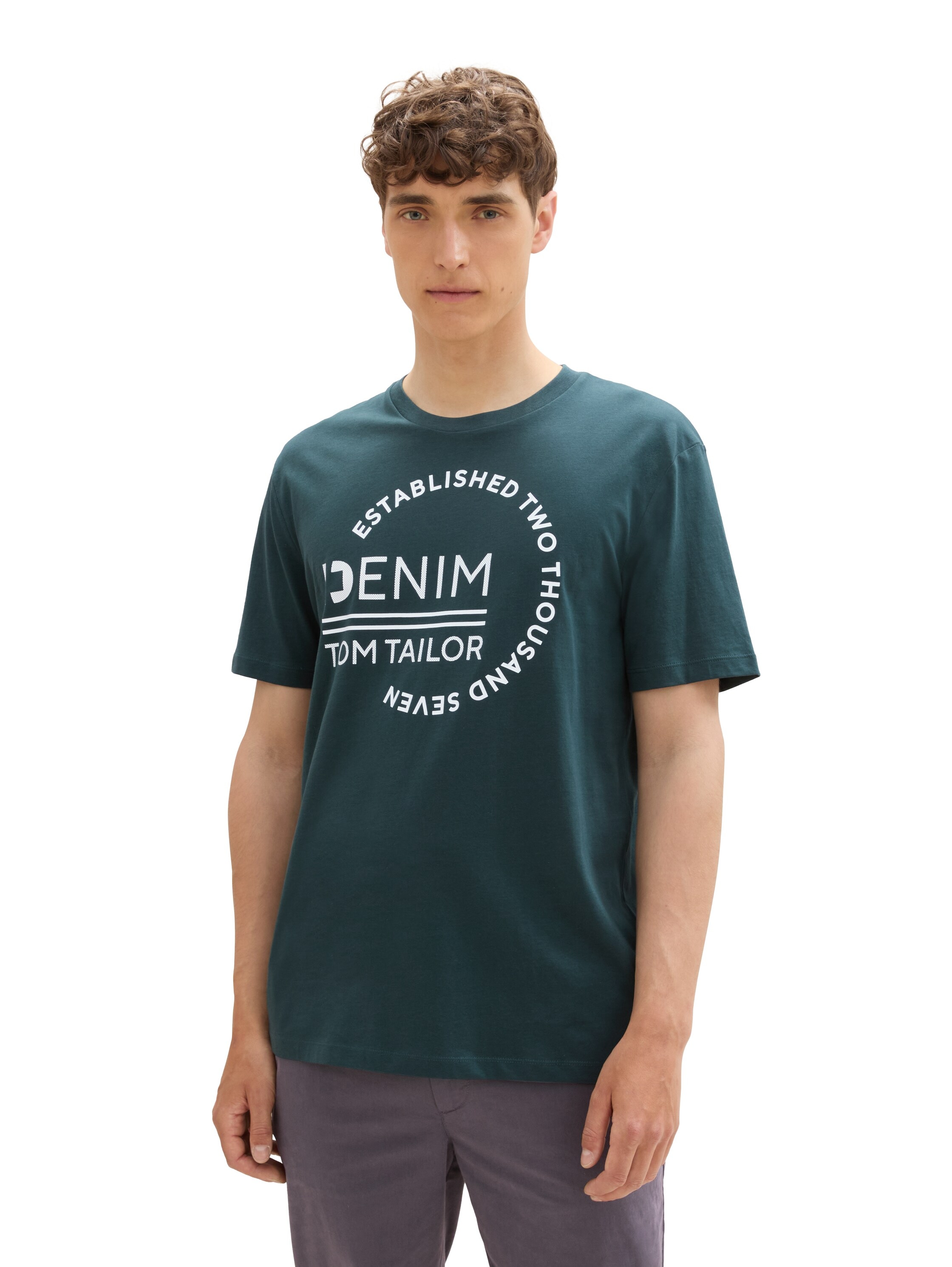 TOM TAILOR Denim T-Shirt, mit verschiedenen Logo Prints günstig online kaufen