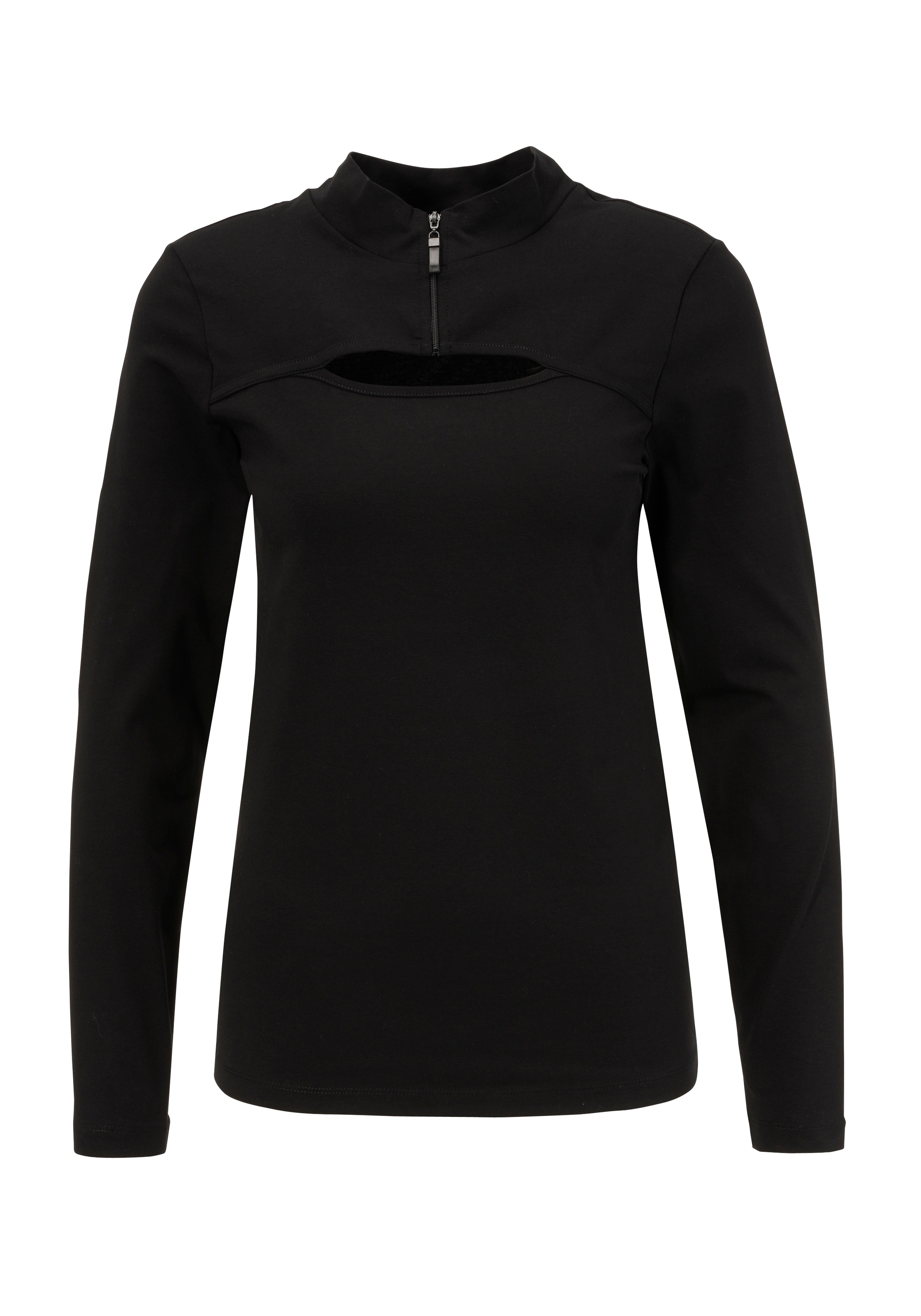 Aniston CASUAL Langarmshirt, mit raffiniertem Cut-out