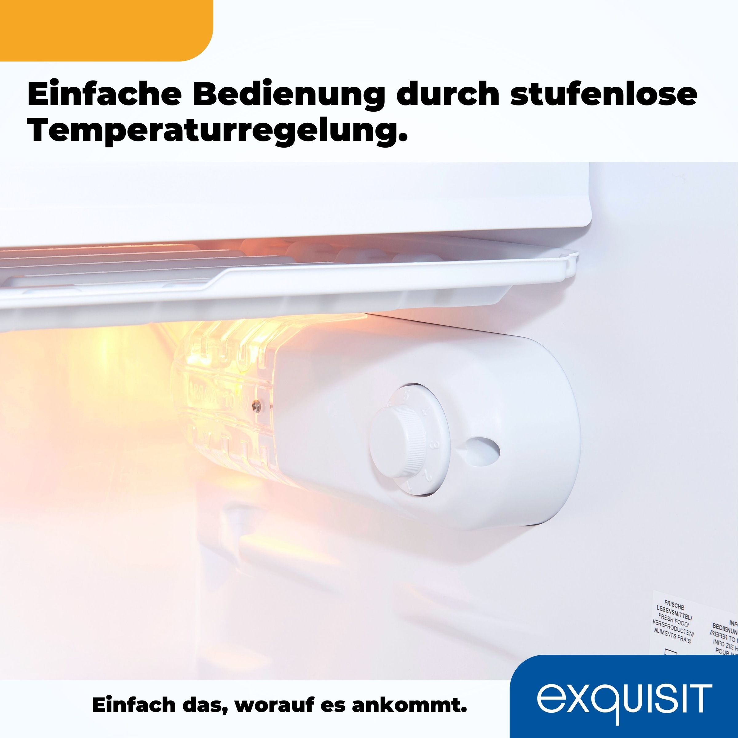 exquisit Kühlschrank »KS116-0-041E weiss«