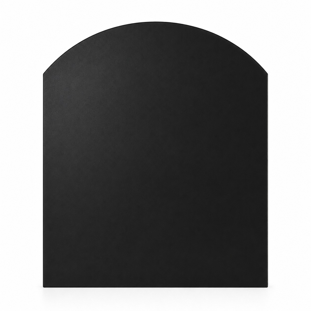 Hanseatic Bodenschutzplatte "für Kaminöfen Segment 100 Stahl" 1 Stk. tlg. Stahl-Segment 100 x 120 cm, 2mm Stärke, schwarz, zum Funkenschutz