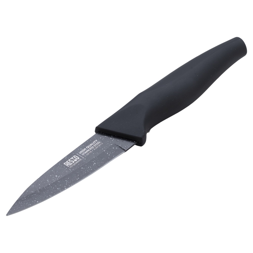 RESTO Kitchenware Messer-Set »Leo, Edelstahlmesser 4-teilig in Magnet-Geschenkbox«, (Set, 4 tlg.), Kochmesser, Tranchiermesser, Universalmesser, Gemüsemesser