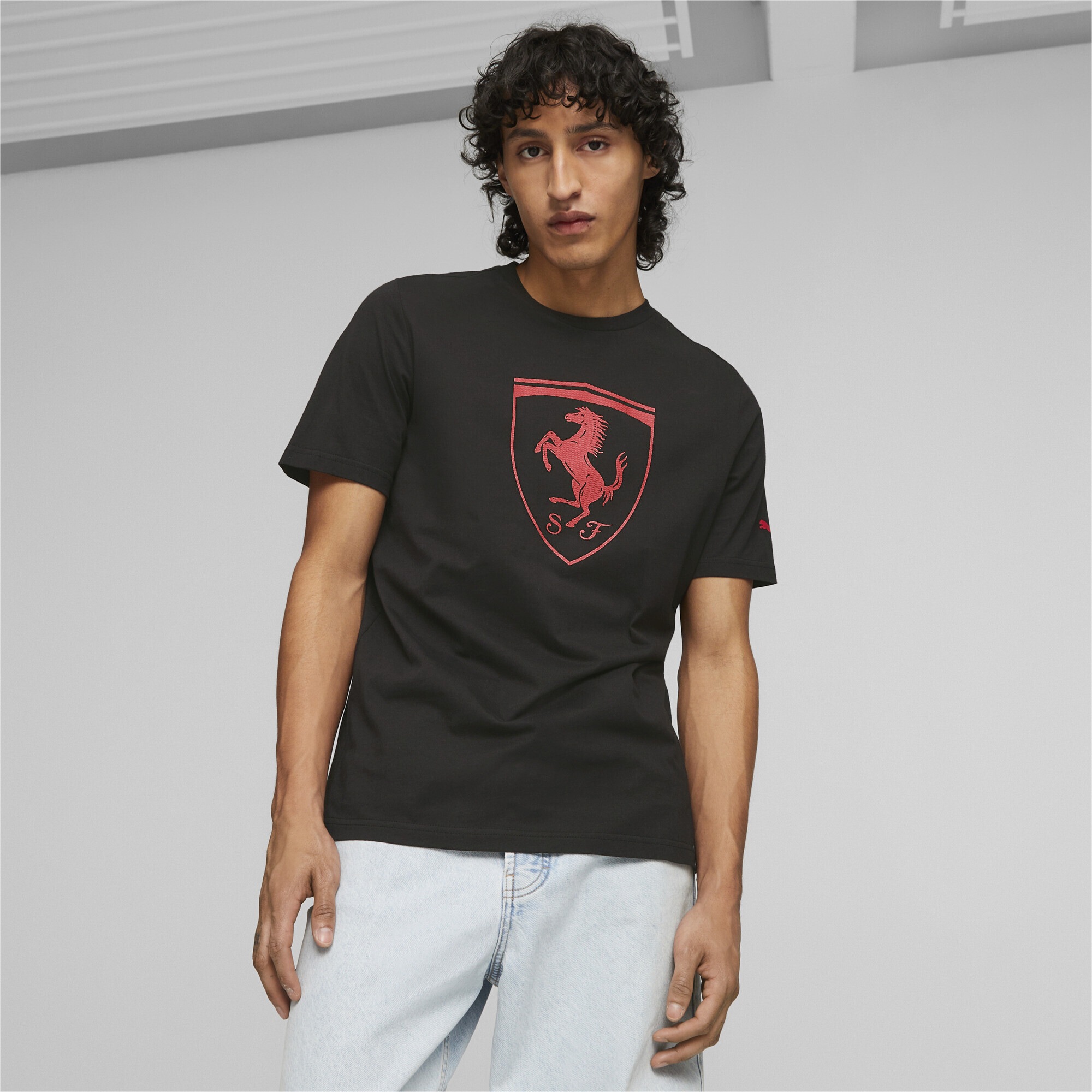 PUMA T-Shirt »Scuderia Ferrari Race Big Shield Motorsport T-Shirt Herren«
