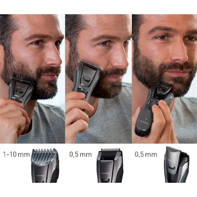 Panasonic Multifunktionstrimmer »ER-GB80-H503«, 3 Aufsätze, für Bart, Haare  & Körper inkl. Detailtrimmer auf Raten | BAUR