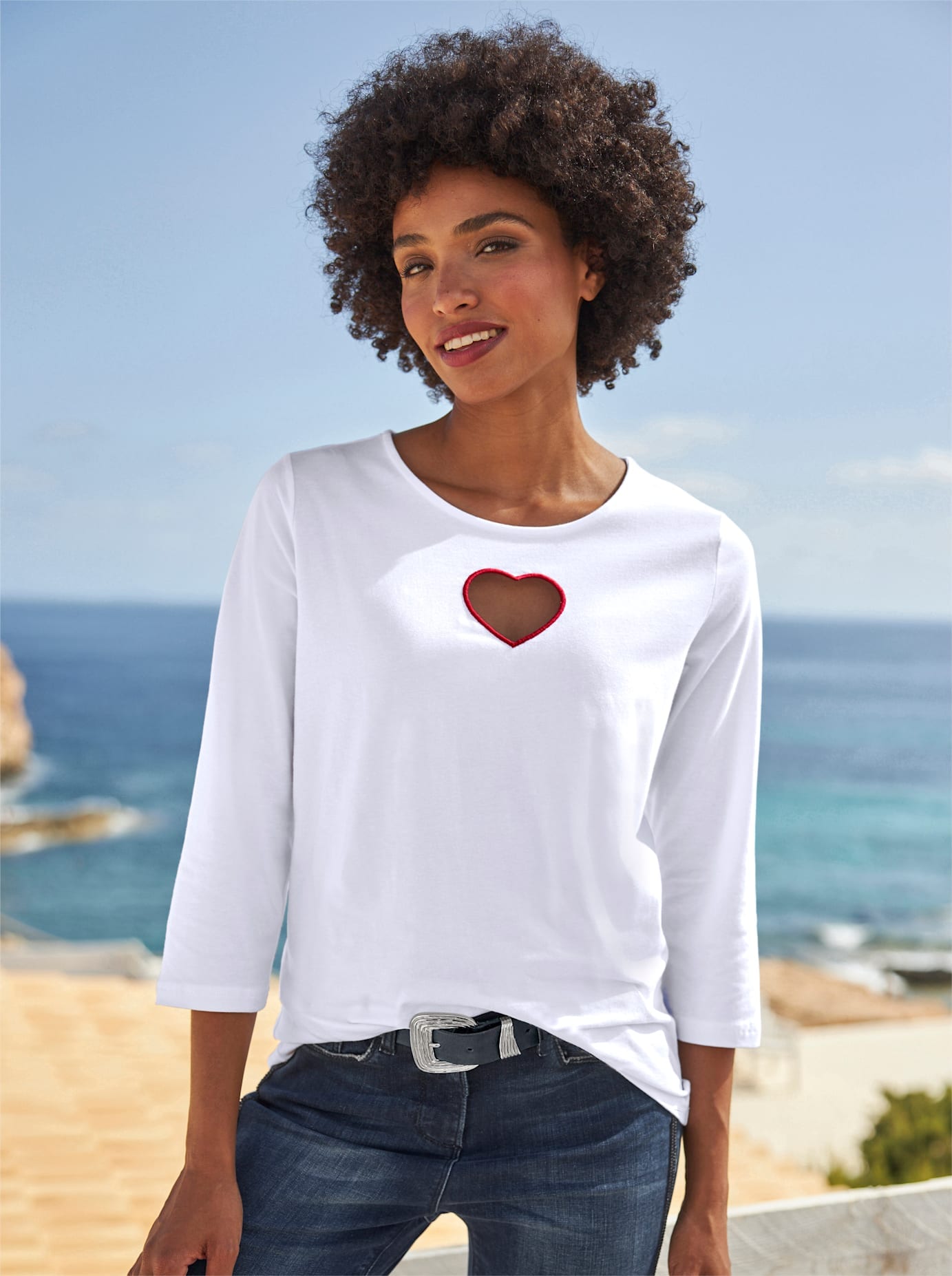 heine Rundhalsshirt "Shirt" 1 Stk. tlg. günstig online kaufen