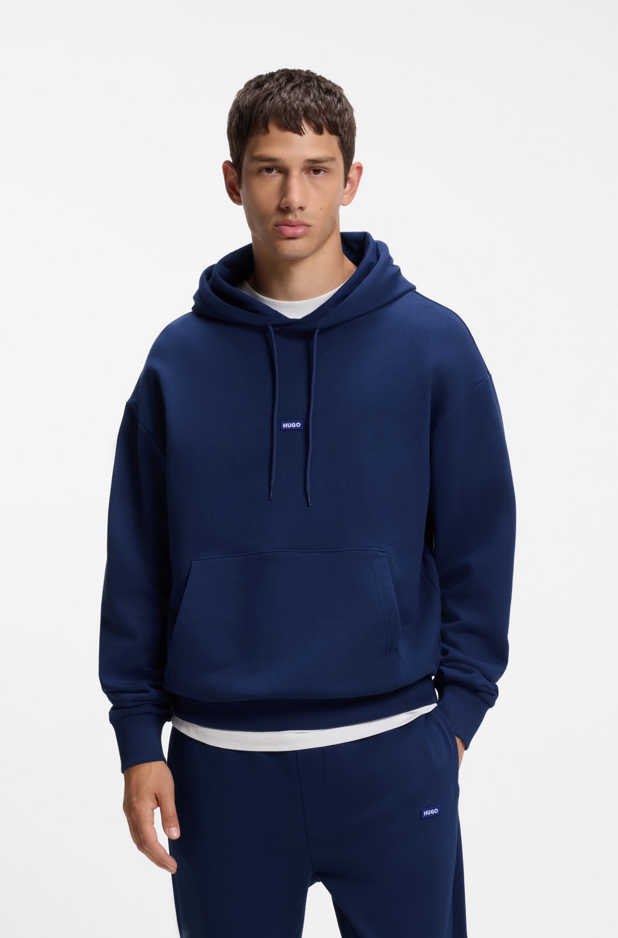 HUGO Sweatanzug "Nalonso" 2, 2 Regular Fit, Reine Baumwolle, HUGO-Label
