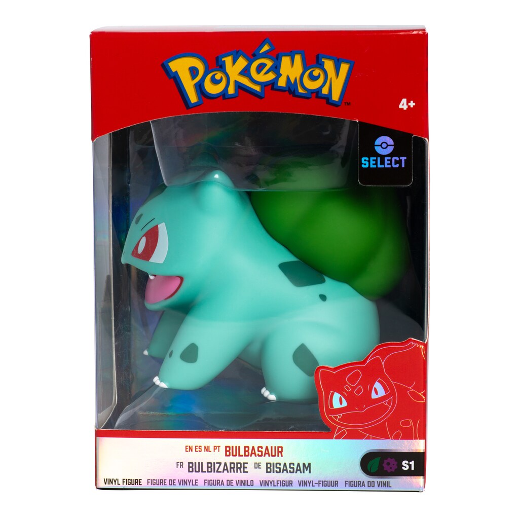 Jazwares Merchandise-Figur »Pokémon - Bisasam - Vinyl Figur 10 cm«, (1 tlg.)